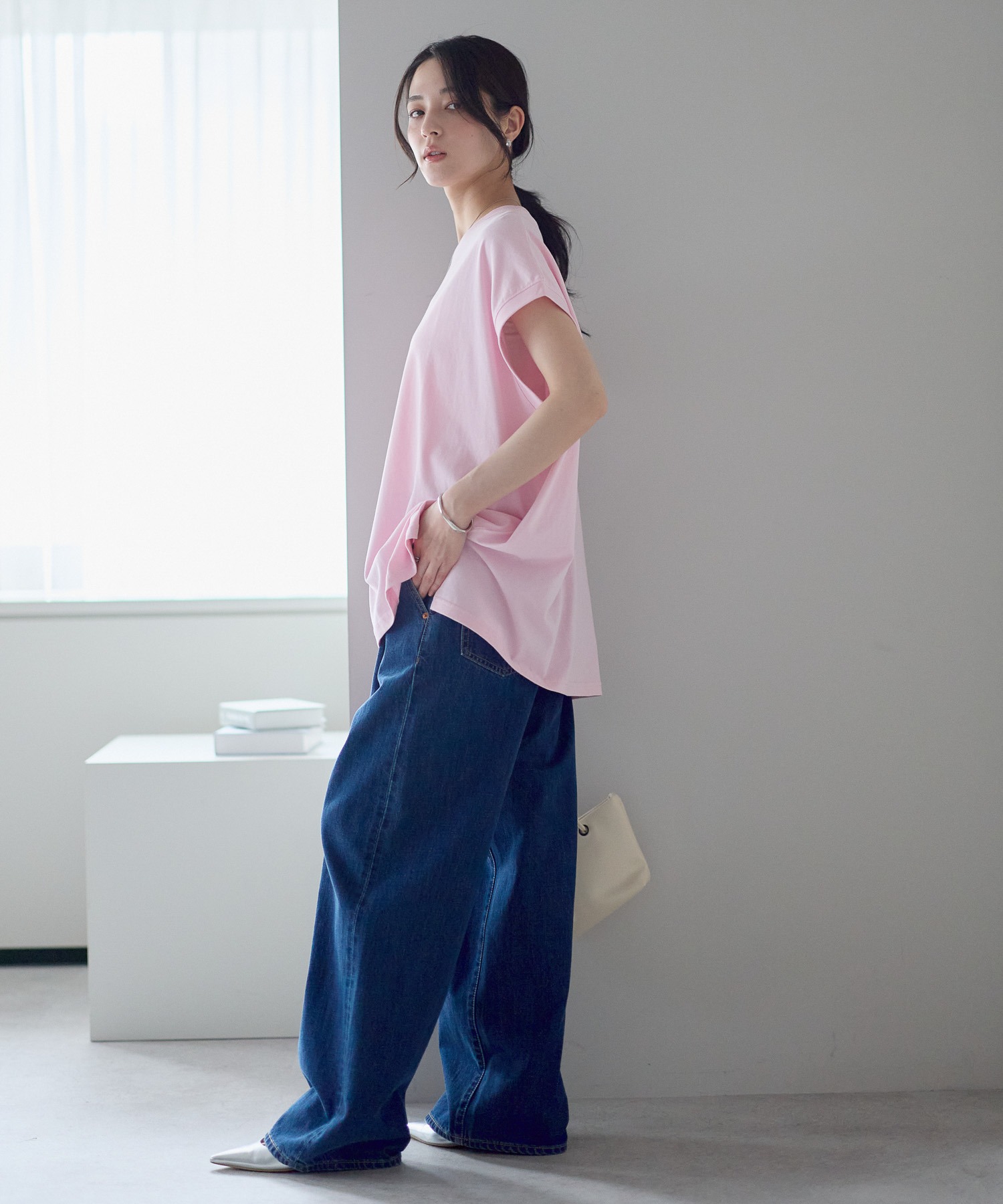 model:161cm  着用サイズ:FREE