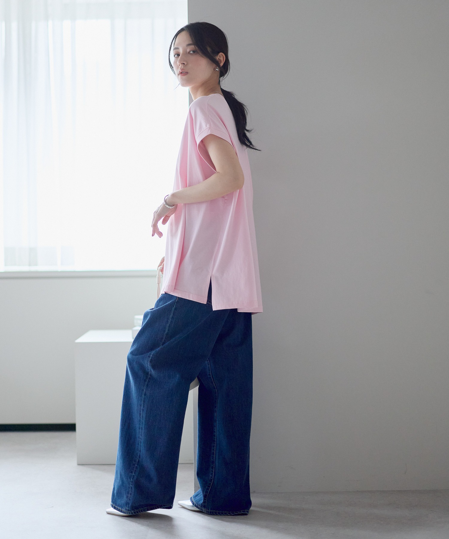 model:161cm  着用サイズ:FREE