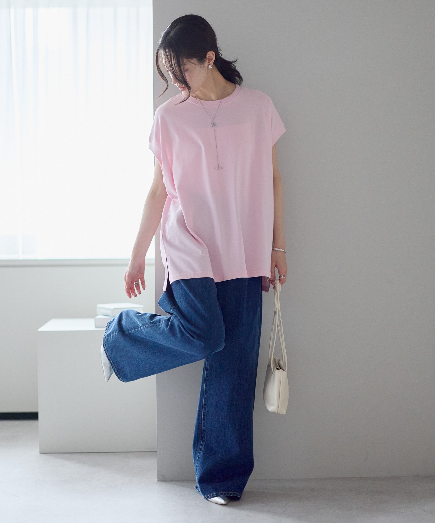 model:161cm  着用サイズ:FREE
