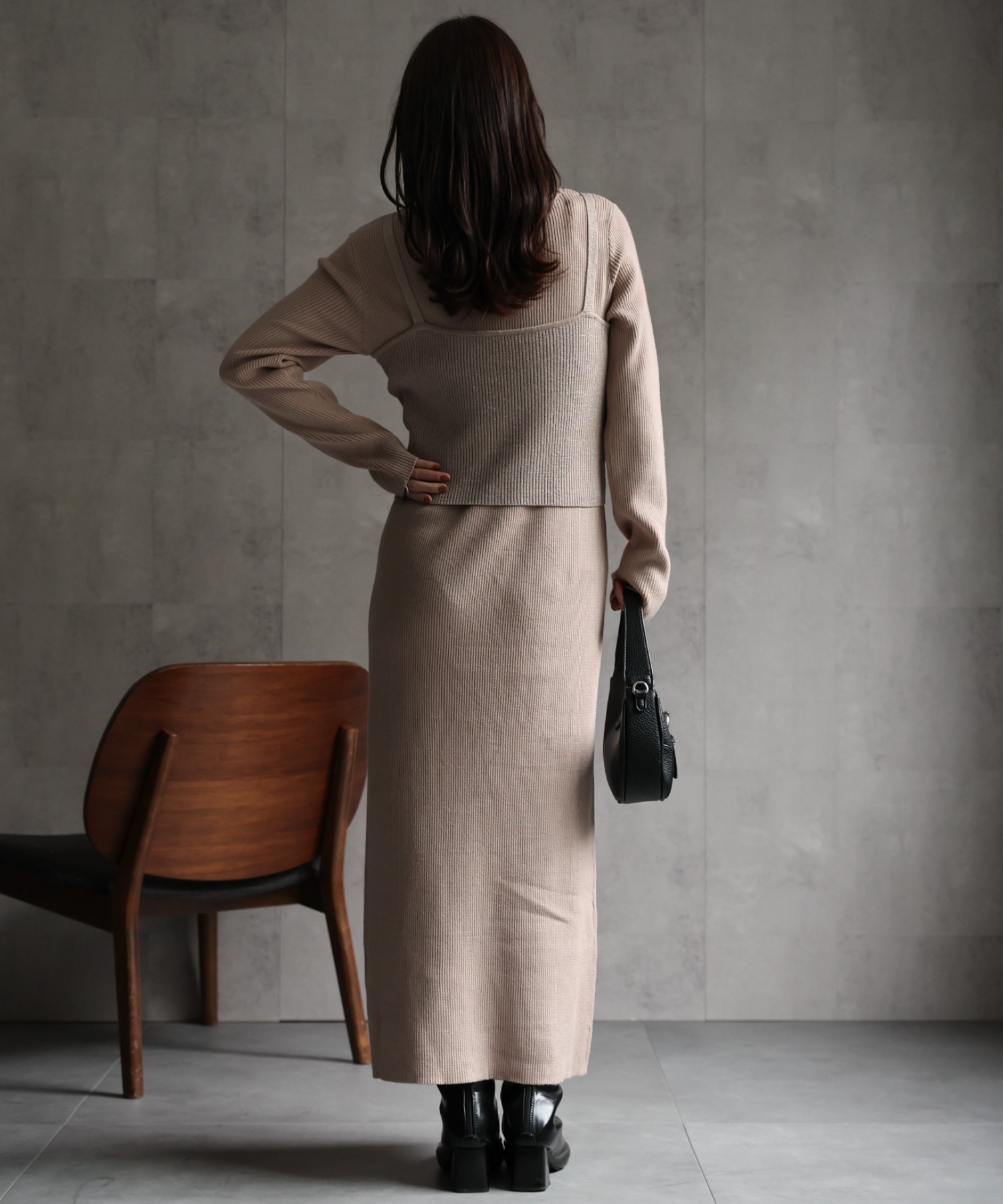 model：156cm 着用サイズ：FREE