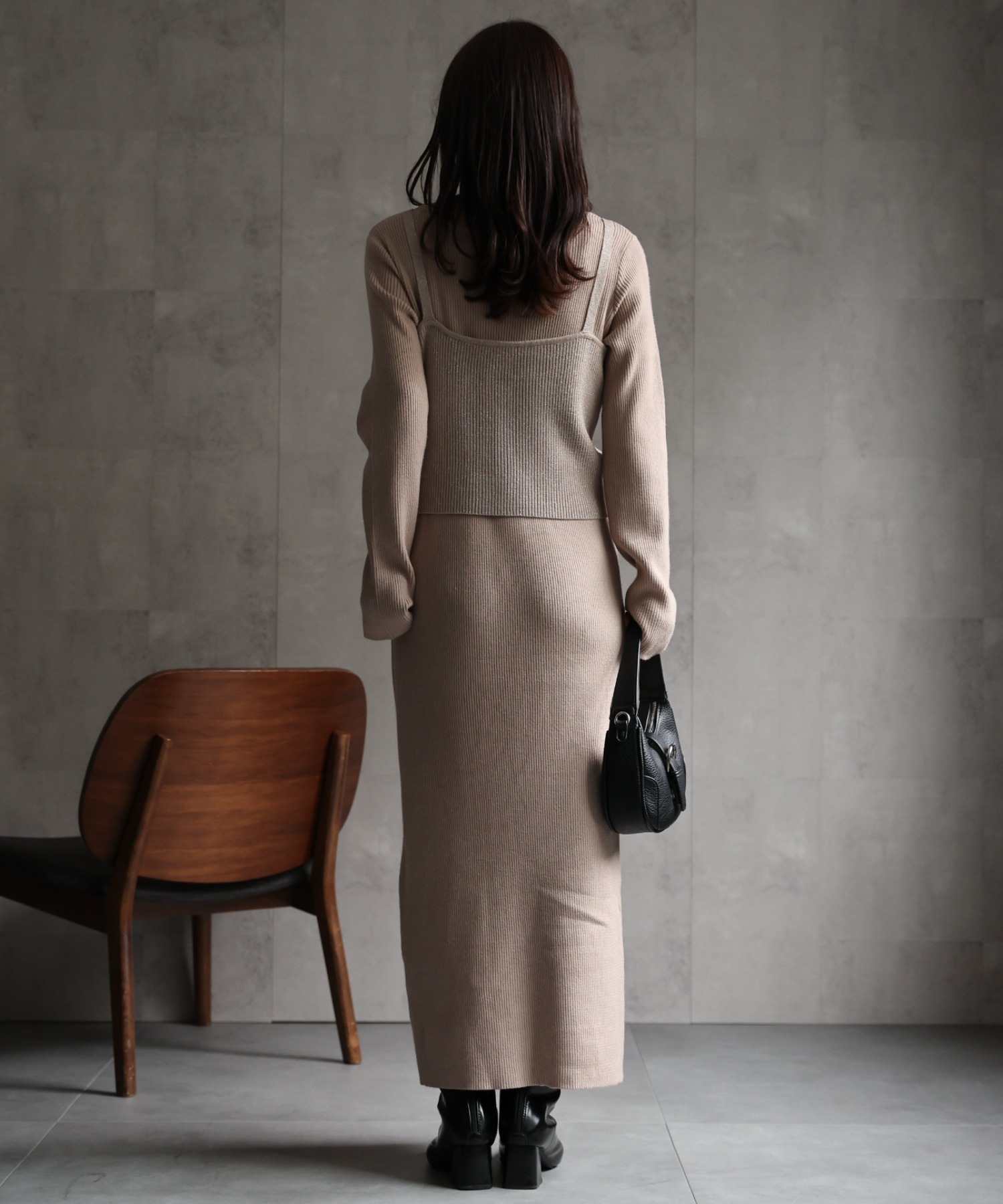 model：156cm 着用サイズ：FREE