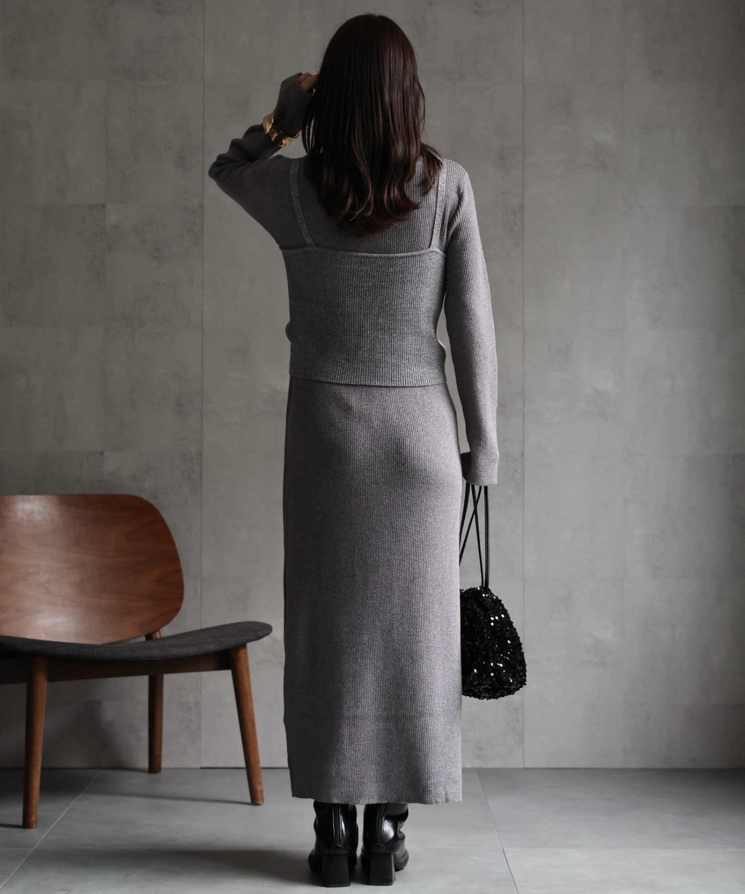 model：156cm 着用サイズ：FREE