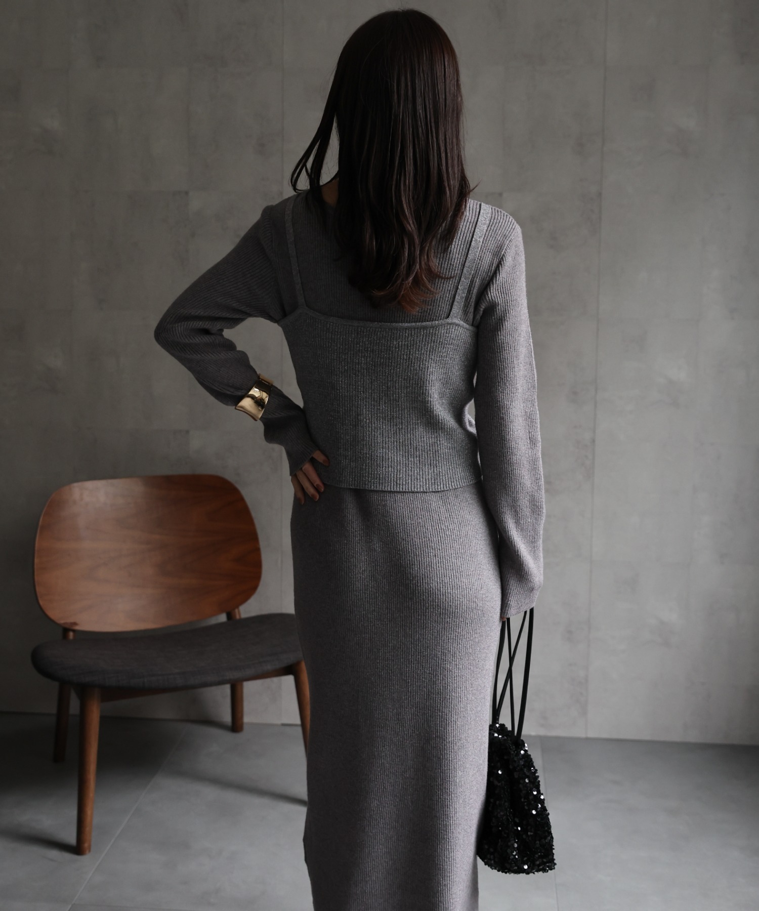 model：156cm 着用サイズ：FREE