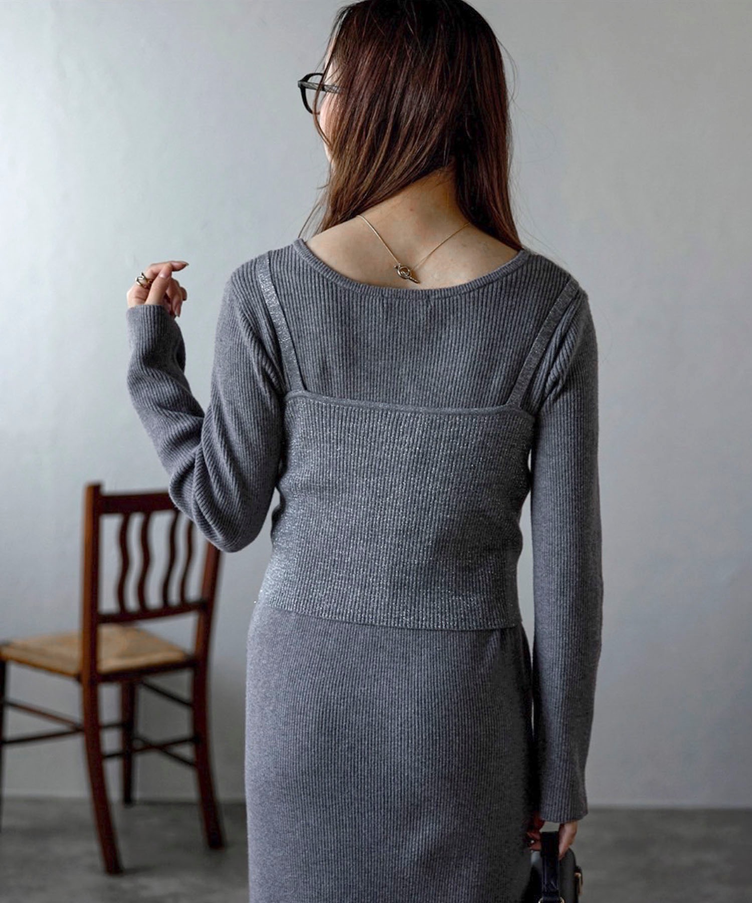 model：158cm 着用サイズ：FREE