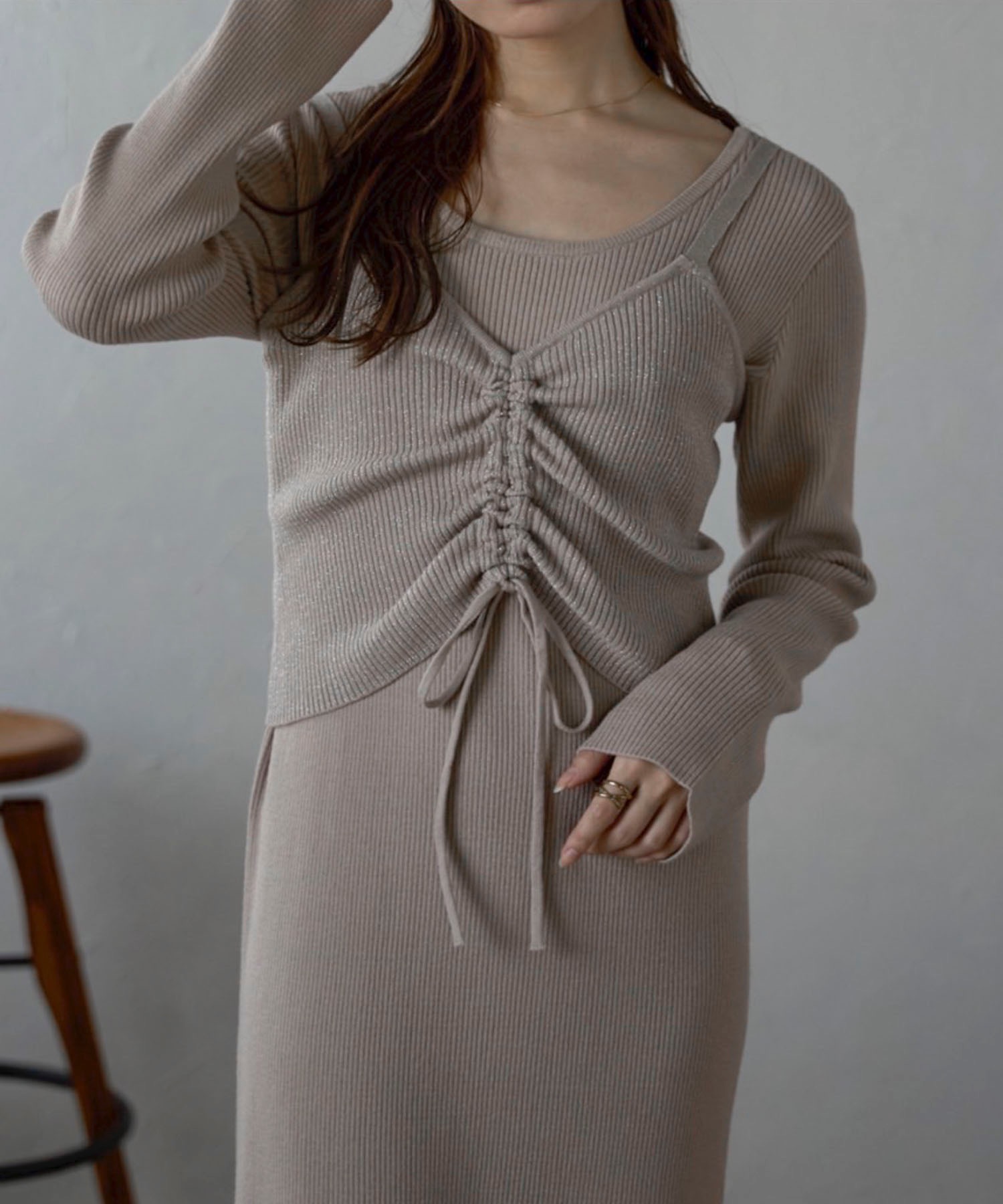 model：158cm 着用サイズ：FREE