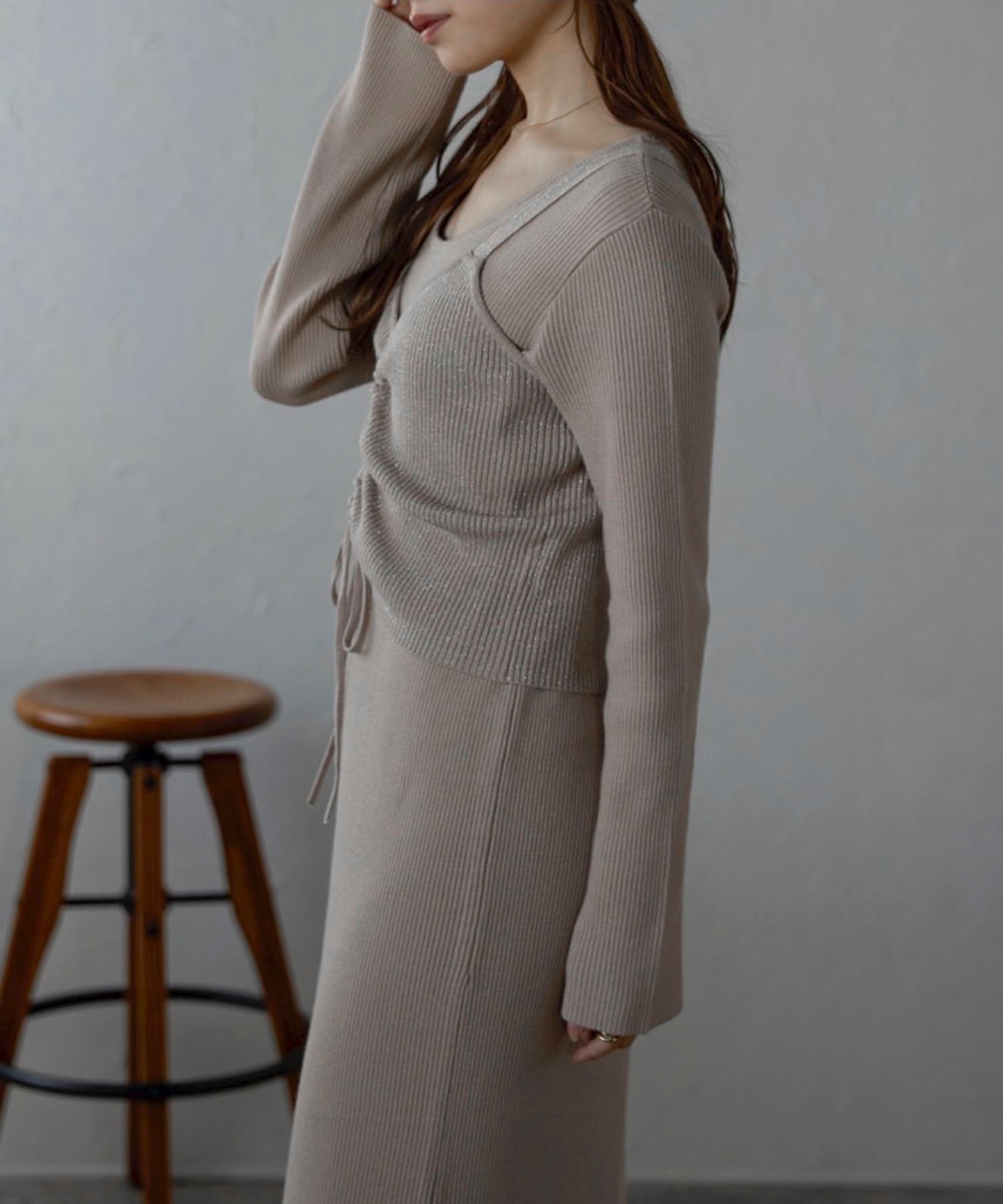 model：158cm 着用サイズ：FREE