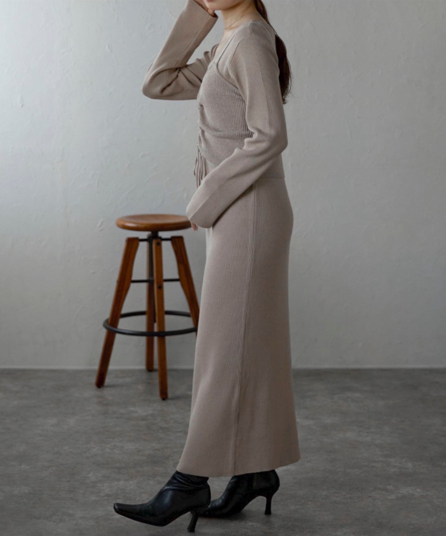 model：158cm 着用サイズ：FREE