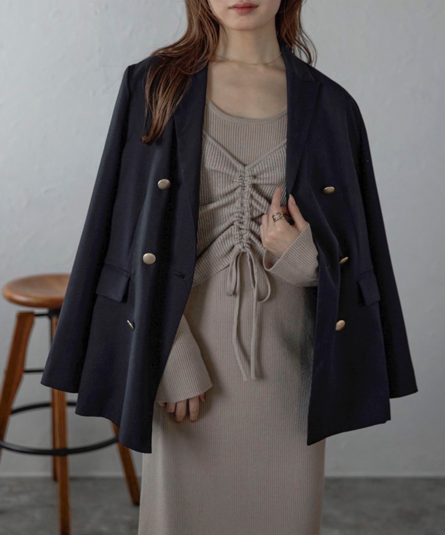 model：158cm 着用サイズ：FREE