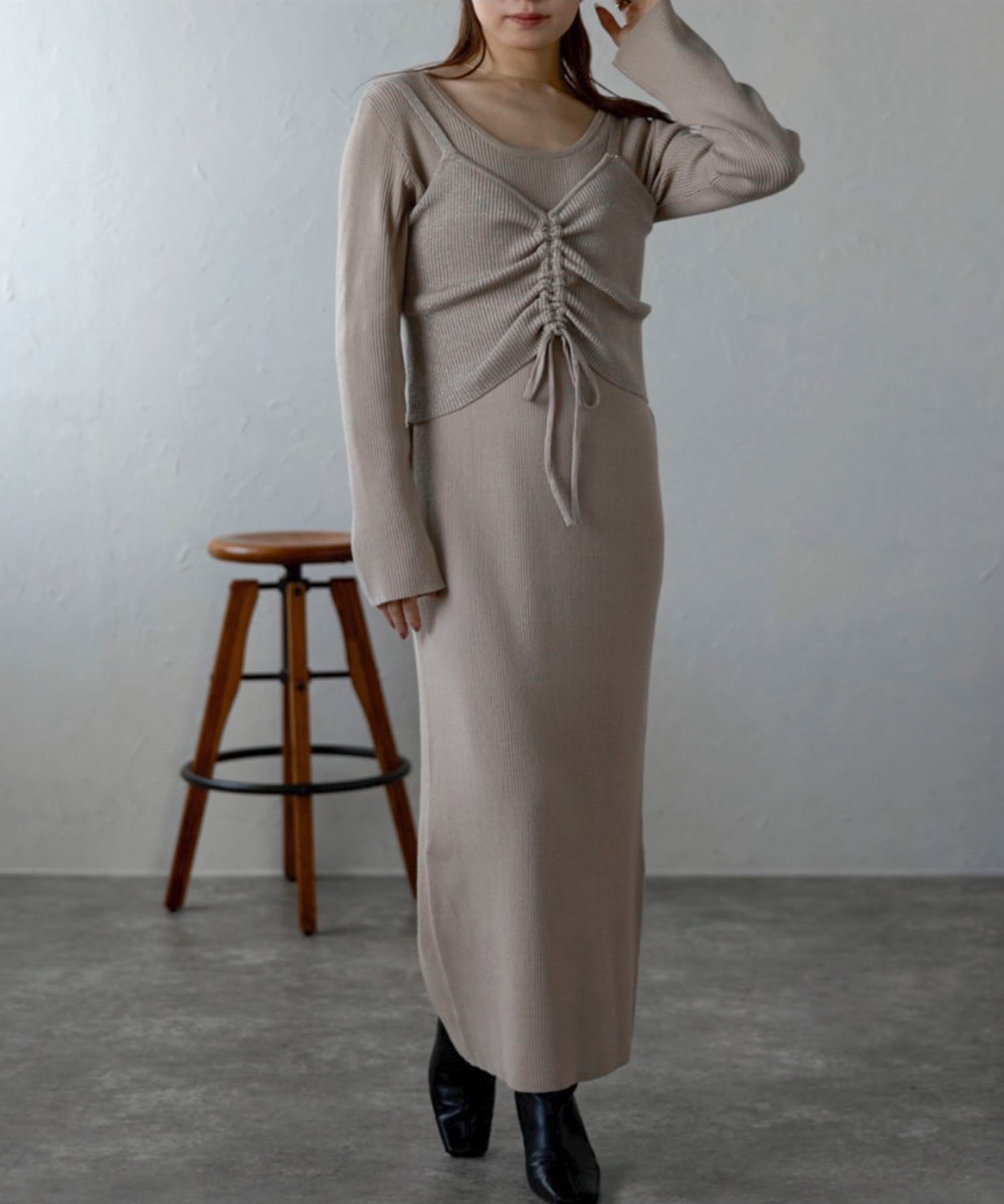 model：158cm 着用サイズ：FREE