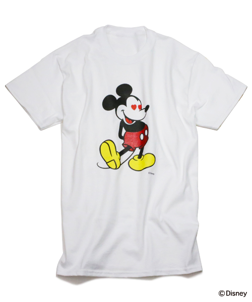 Disney ディズニー ラブ 上等 ミッキー Tシャツ メンズ トップス ラメパンツ レディース
