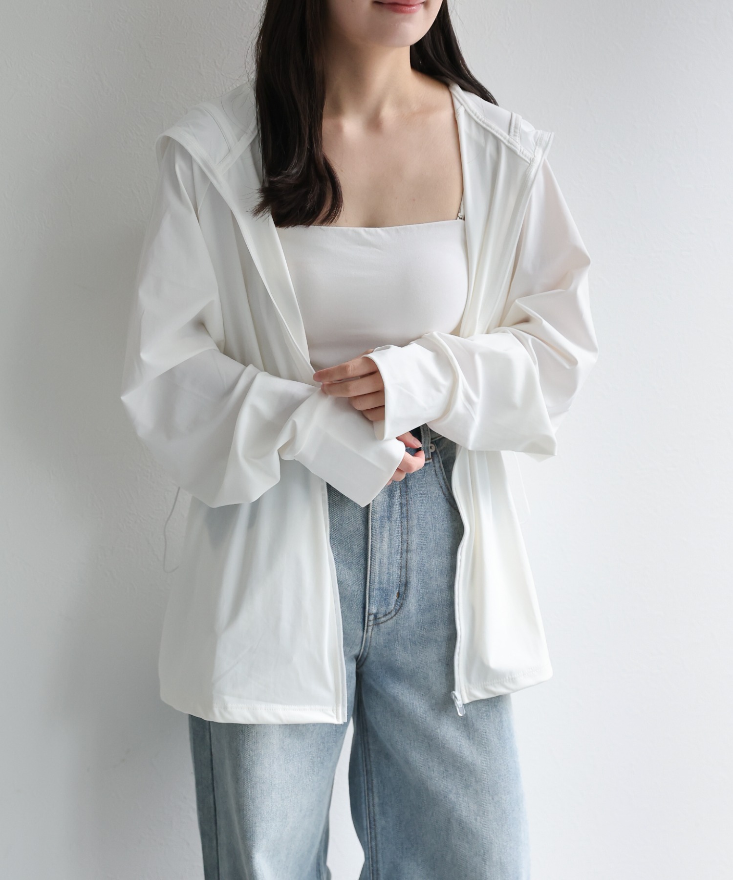 model：156cm 着用サイズ：M