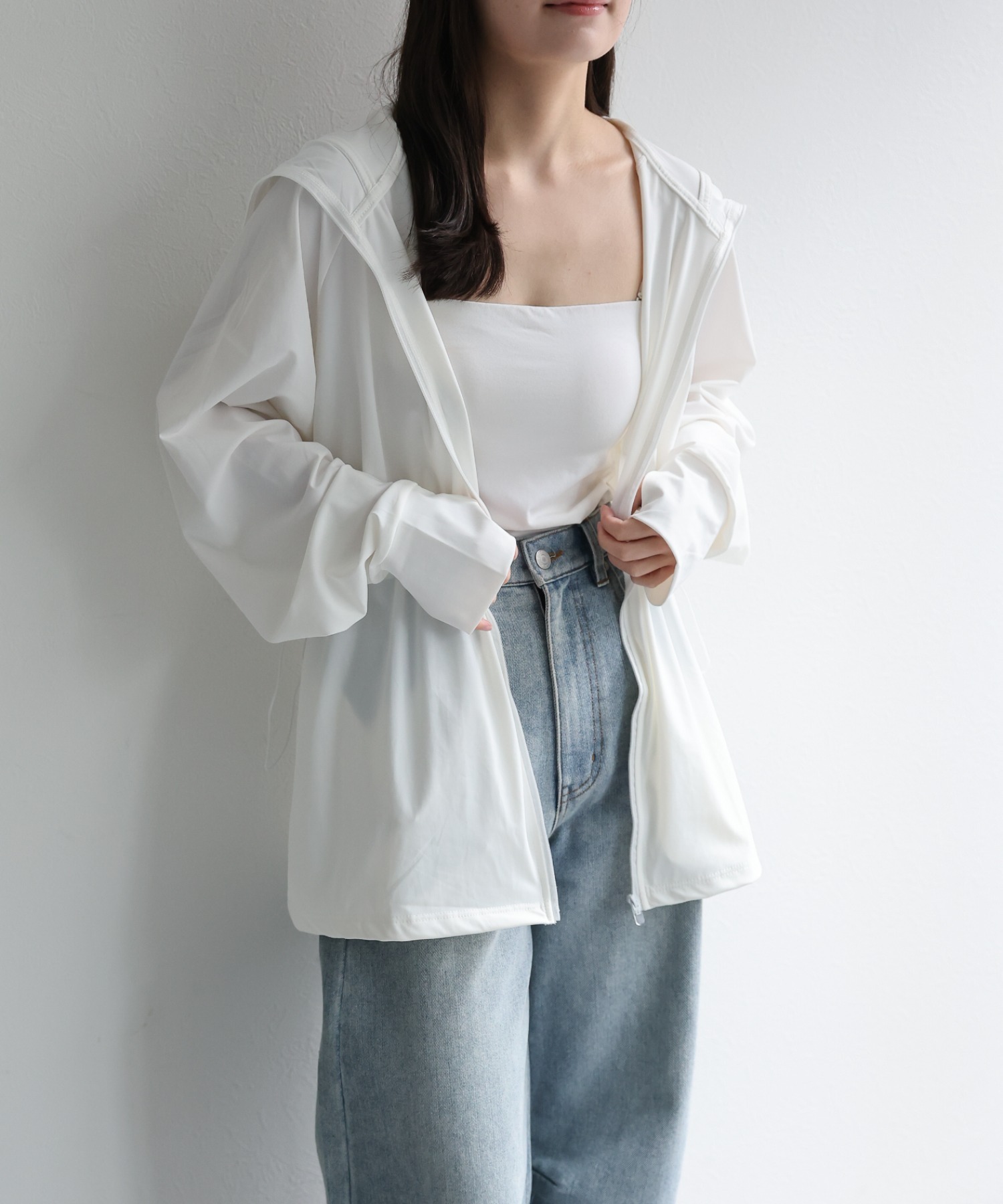 model：156cm 着用サイズ：M