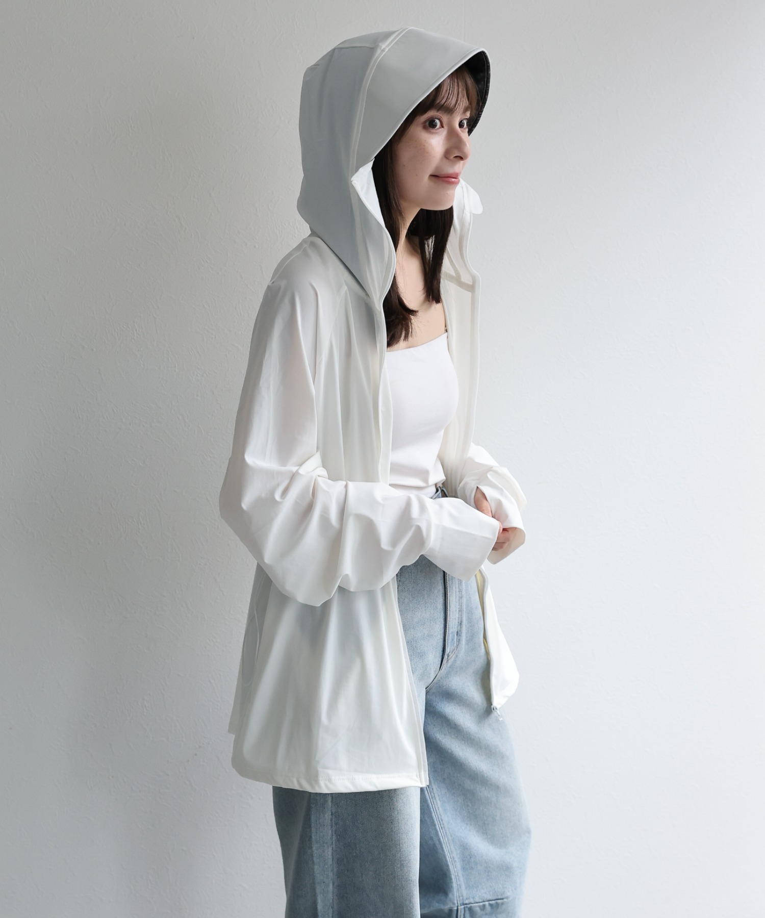 model：156cm 着用サイズ：M