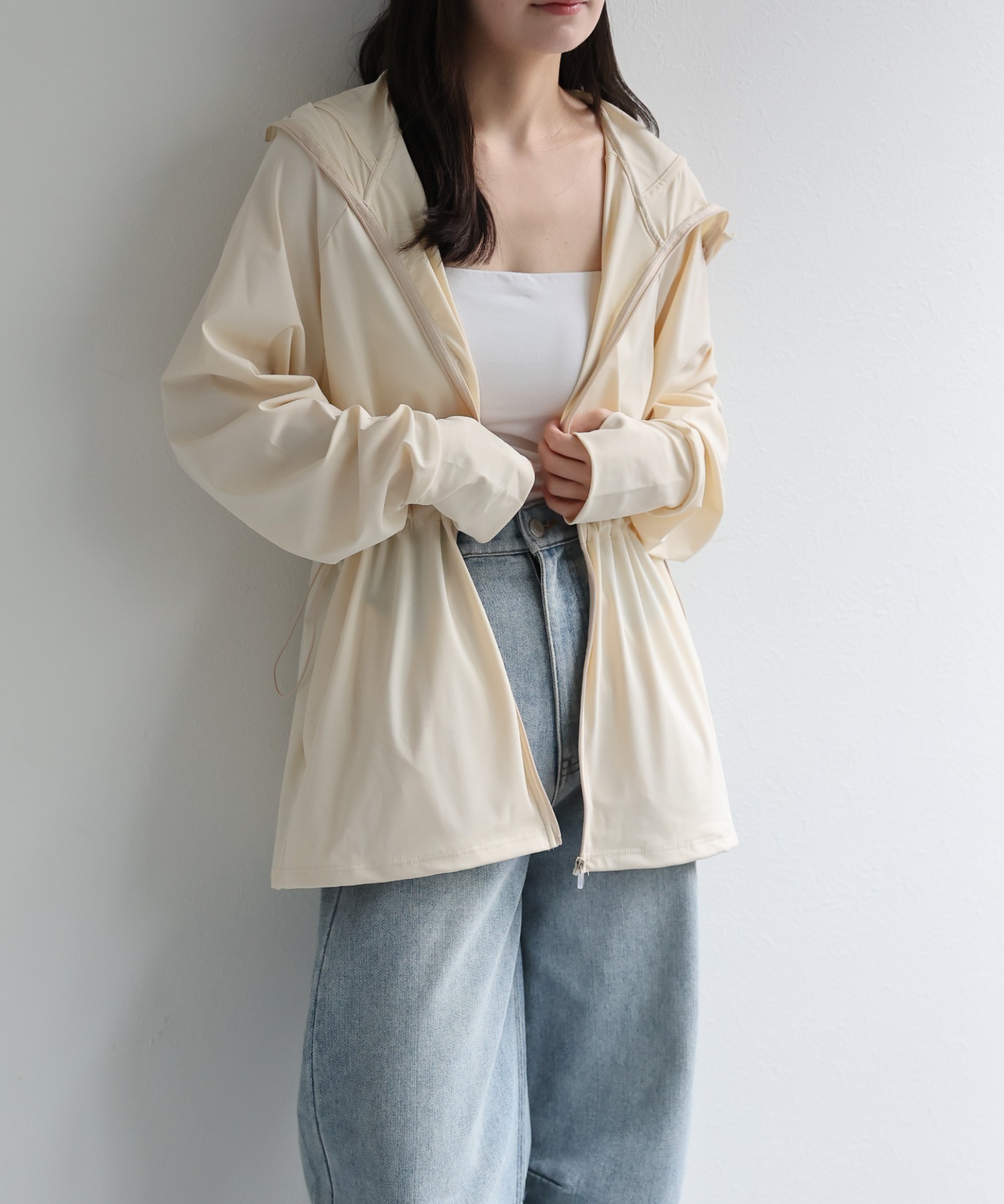 model：156cm 着用サイズ：M
