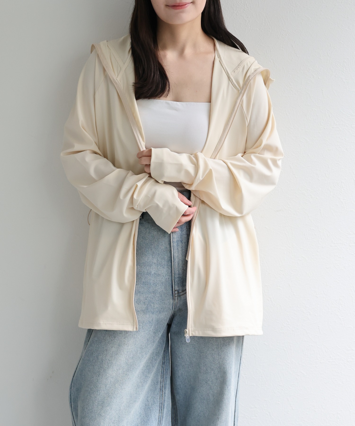 model：156cm 着用サイズ：M
