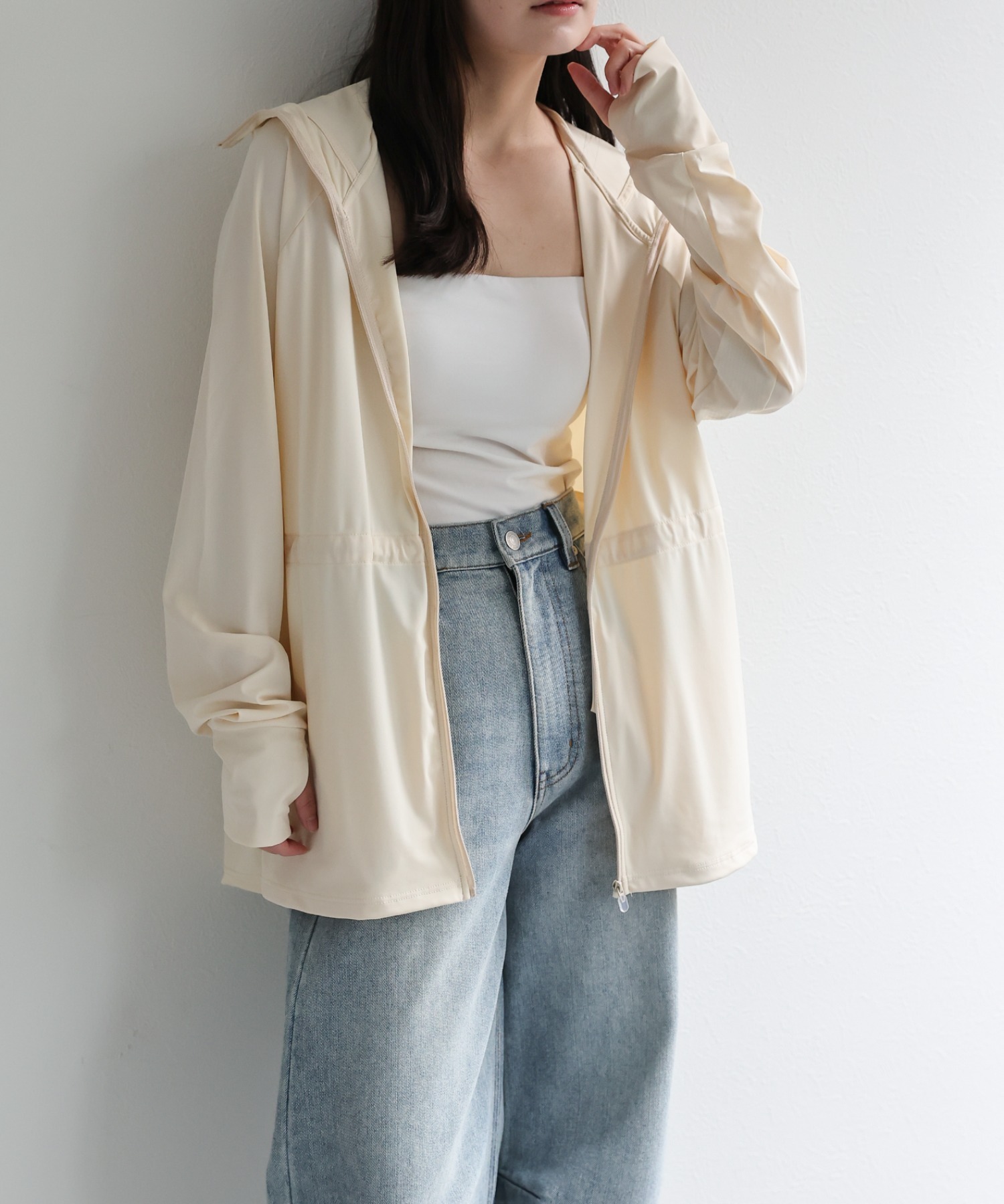 model：156cm 着用サイズ：M
