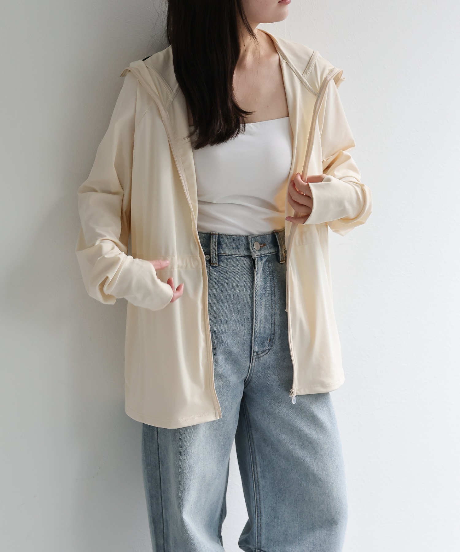 model：156cm 着用サイズ：M