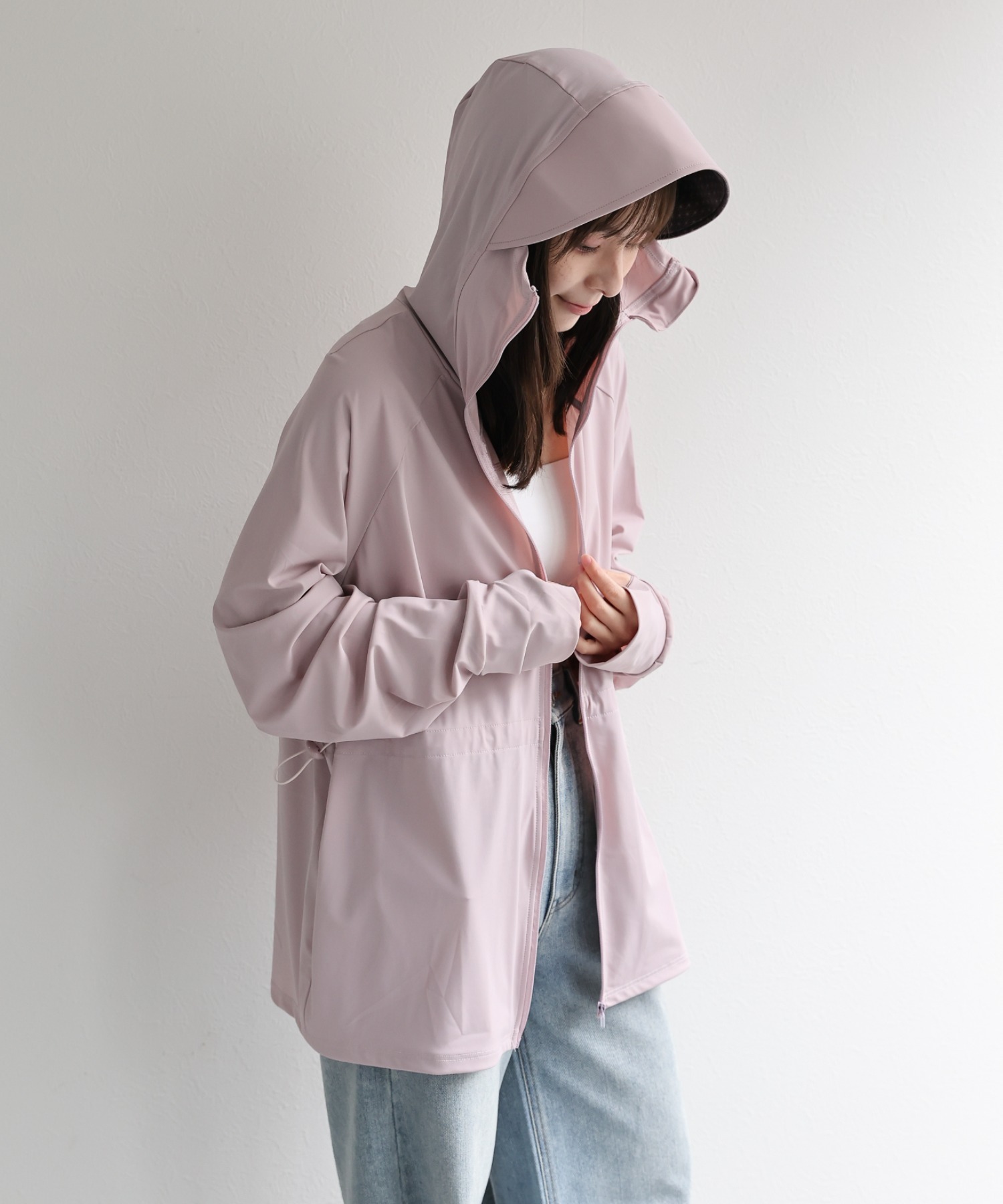 model：156cm 着用サイズ：M