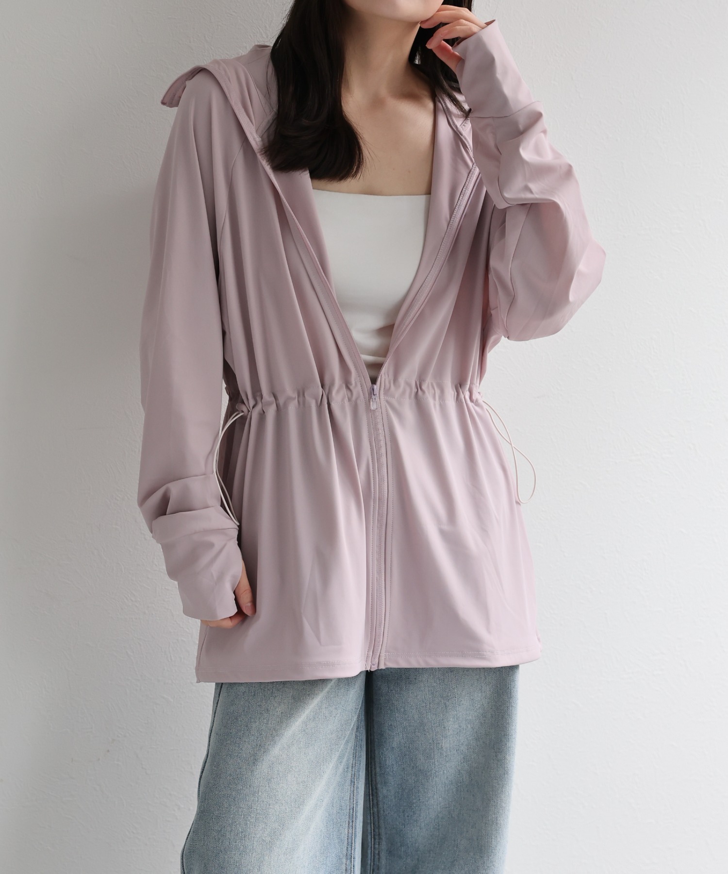 model：156cm 着用サイズ：M