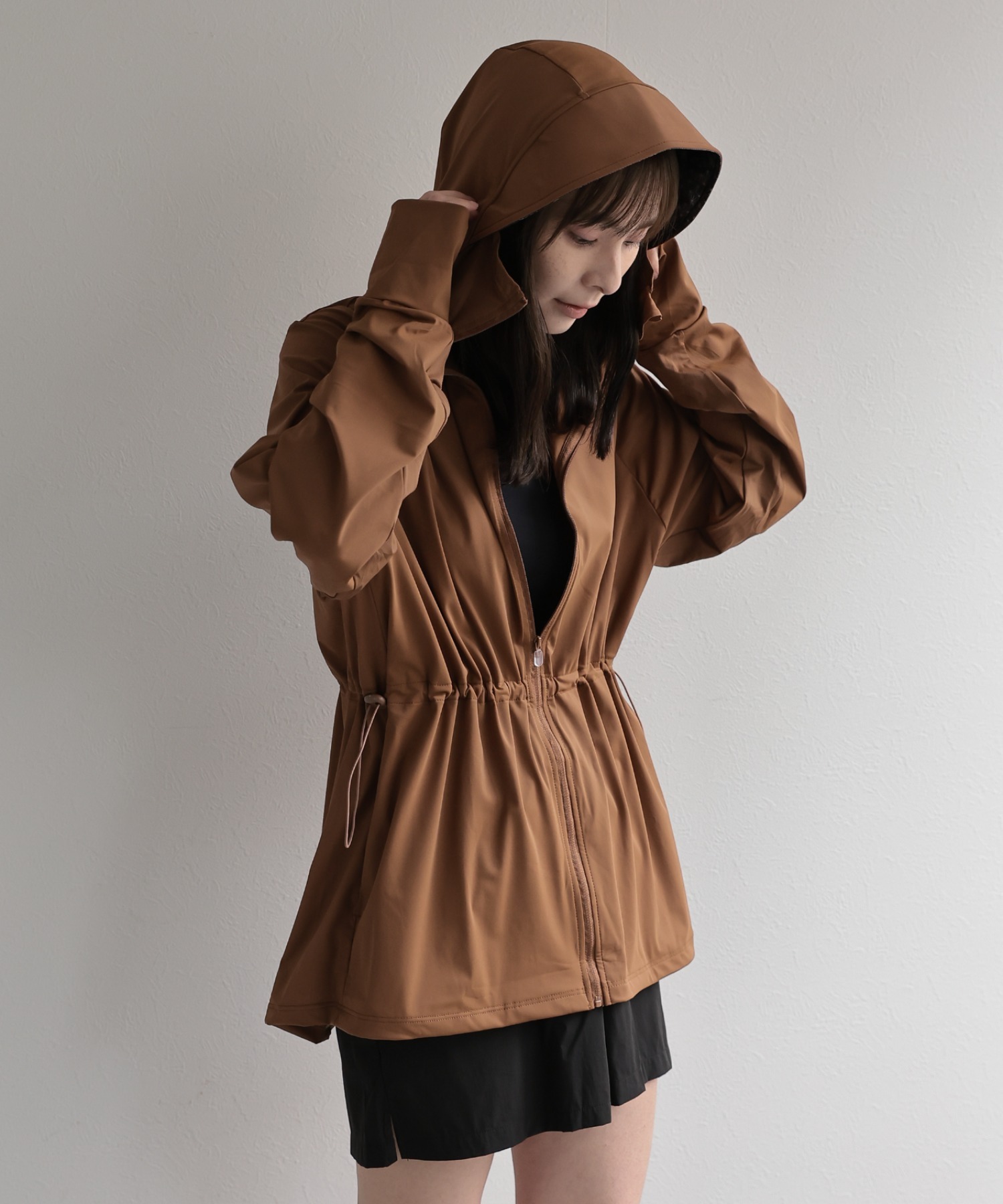 model：156cm 着用サイズ：M