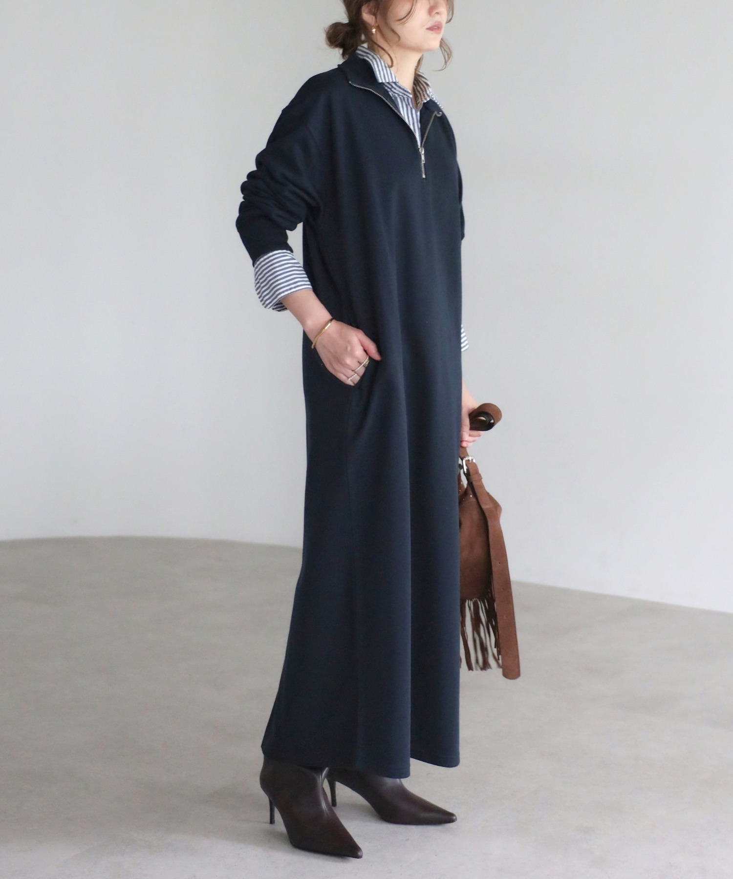 model:H158 着用サイズ:FREE