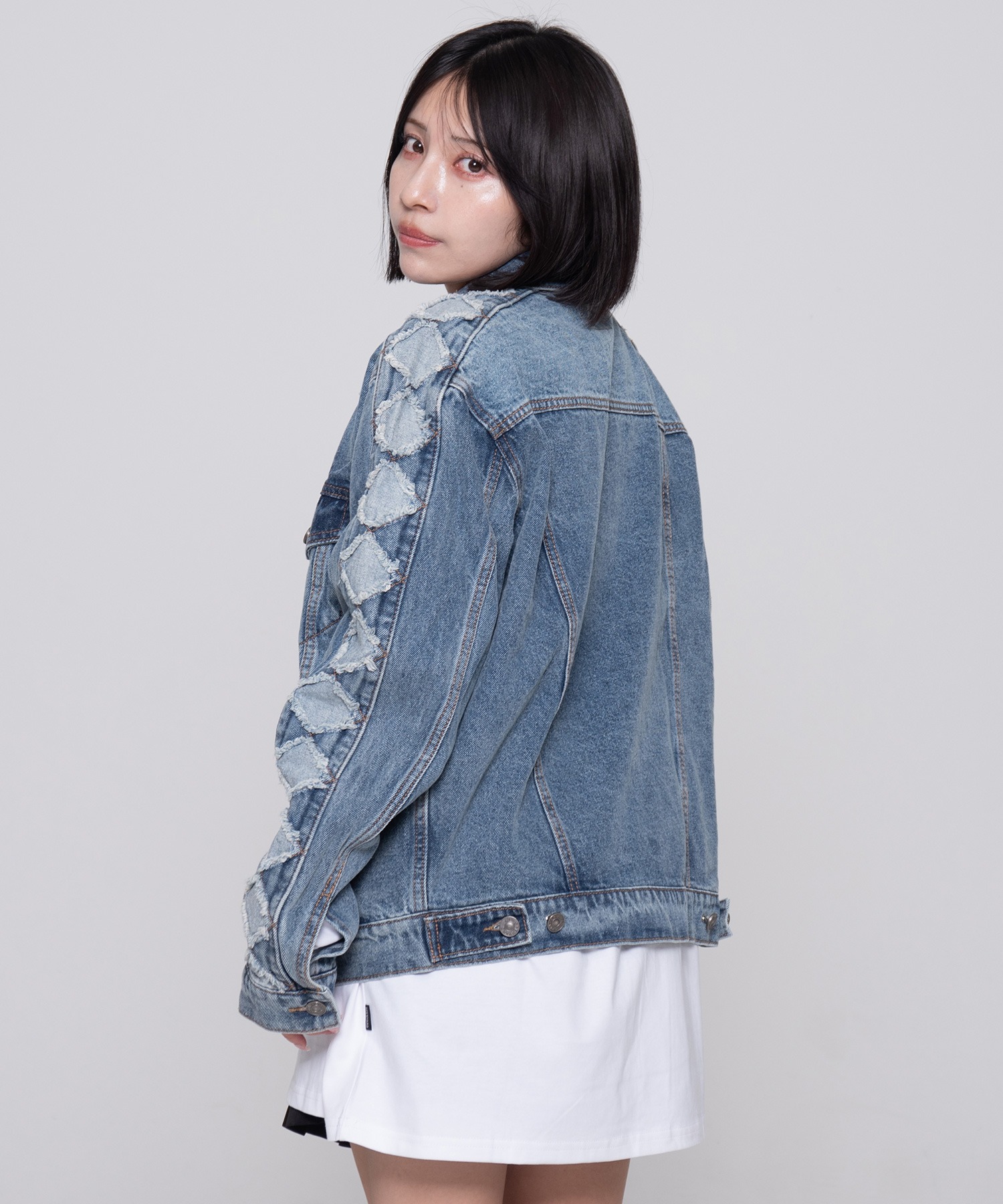 OY/オーワイ』 DIAMOND CUTTING WASHED DENIM JACKET