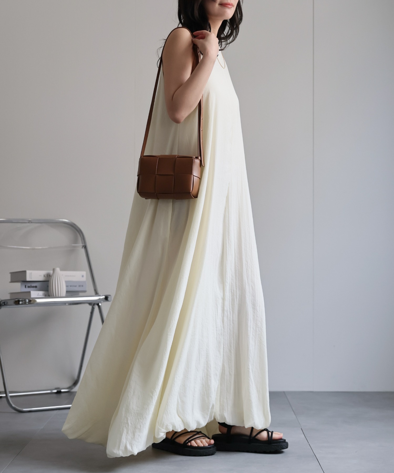 model：156cm 着用サイズ：FREE