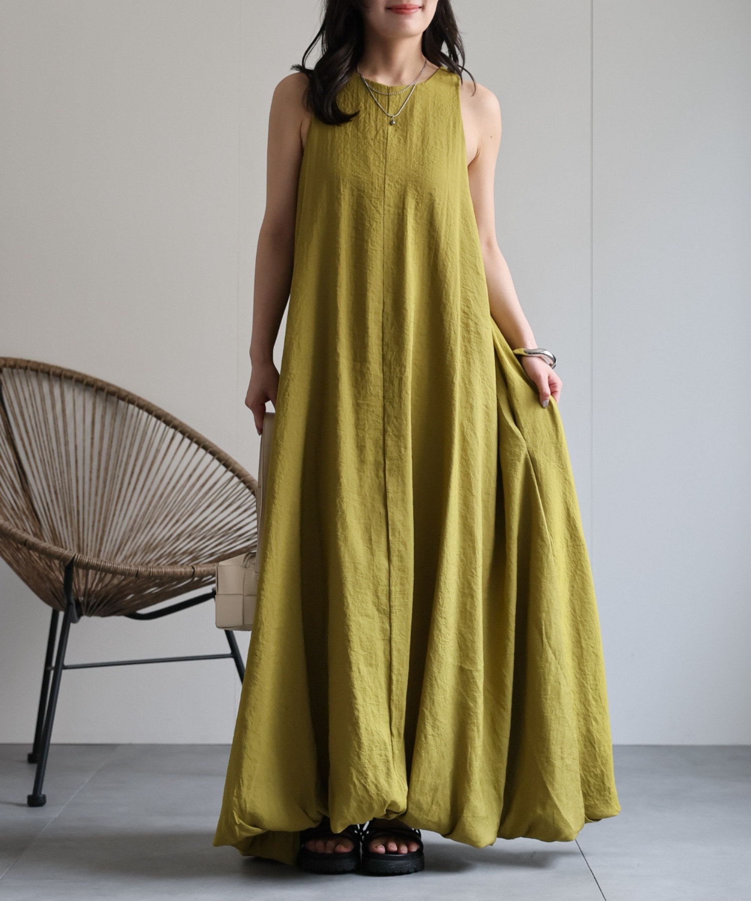 model：156cm 着用サイズ：FREE