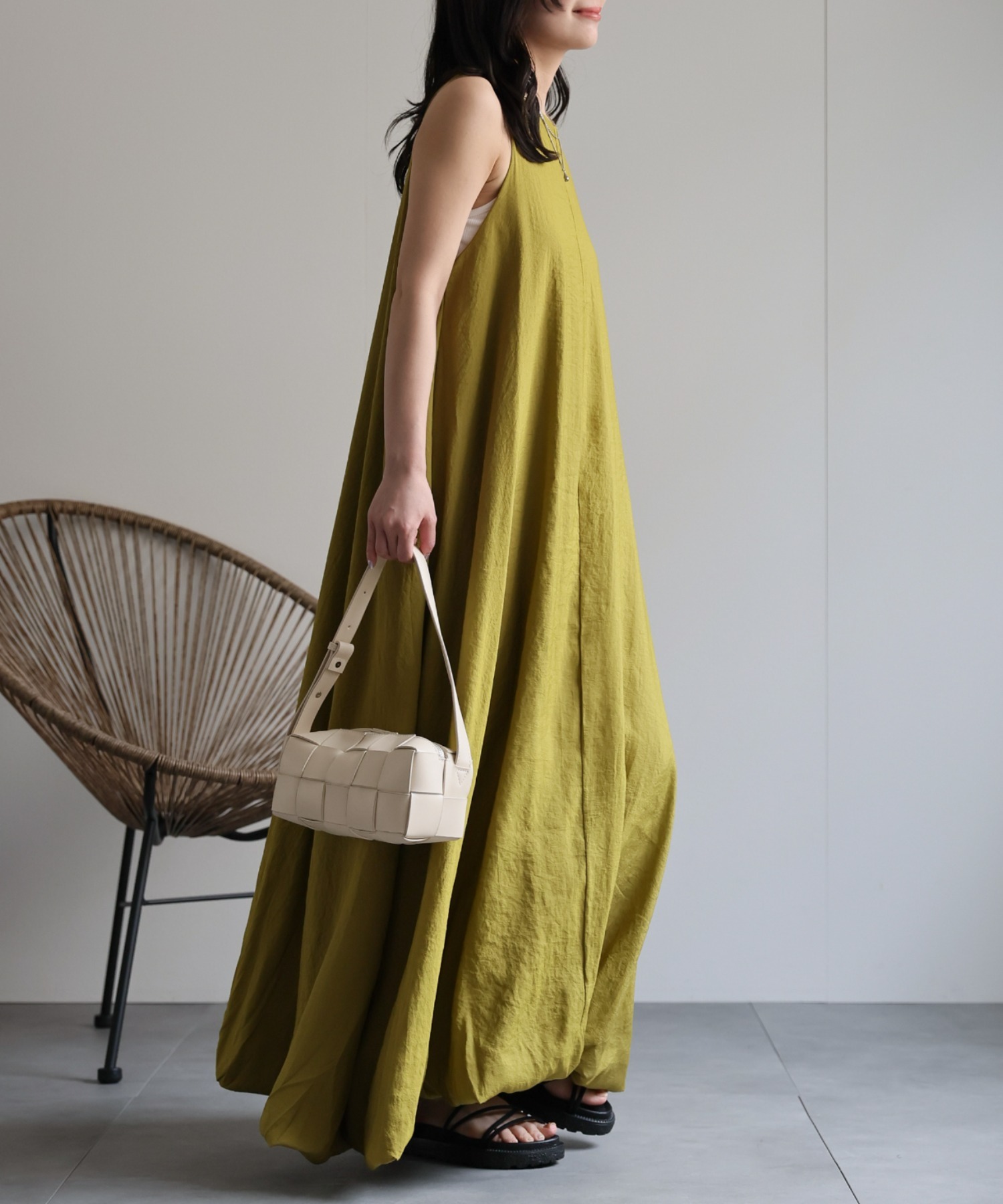 model：156cm 着用サイズ：FREE
