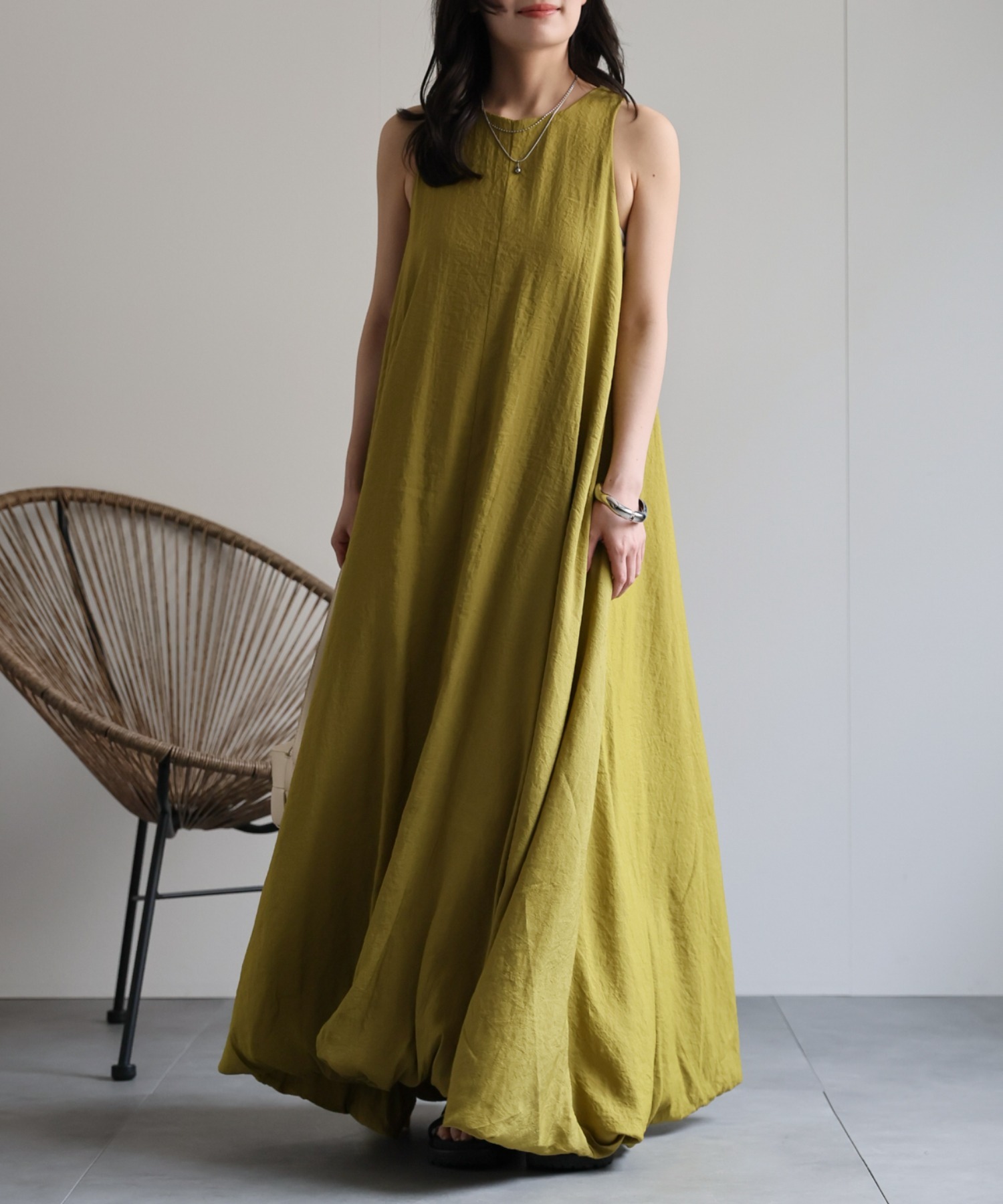 model：156cm 着用サイズ：FREE