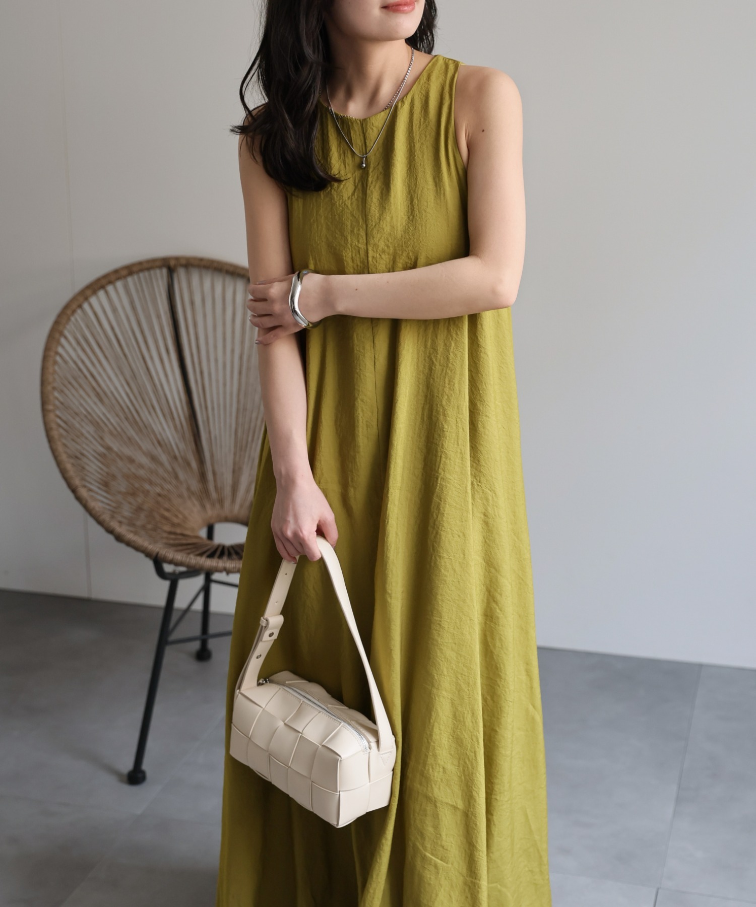model：156cm 着用サイズ：FREE