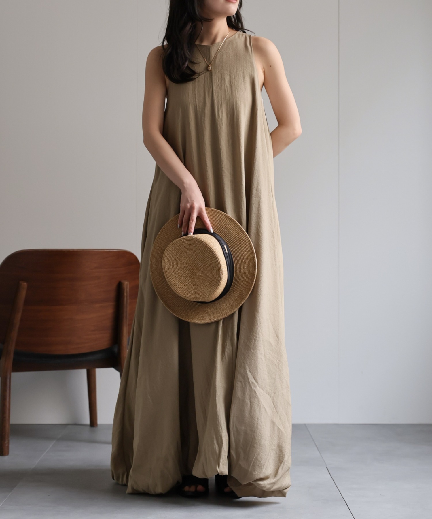 model：156cm 着用サイズ：FREE
