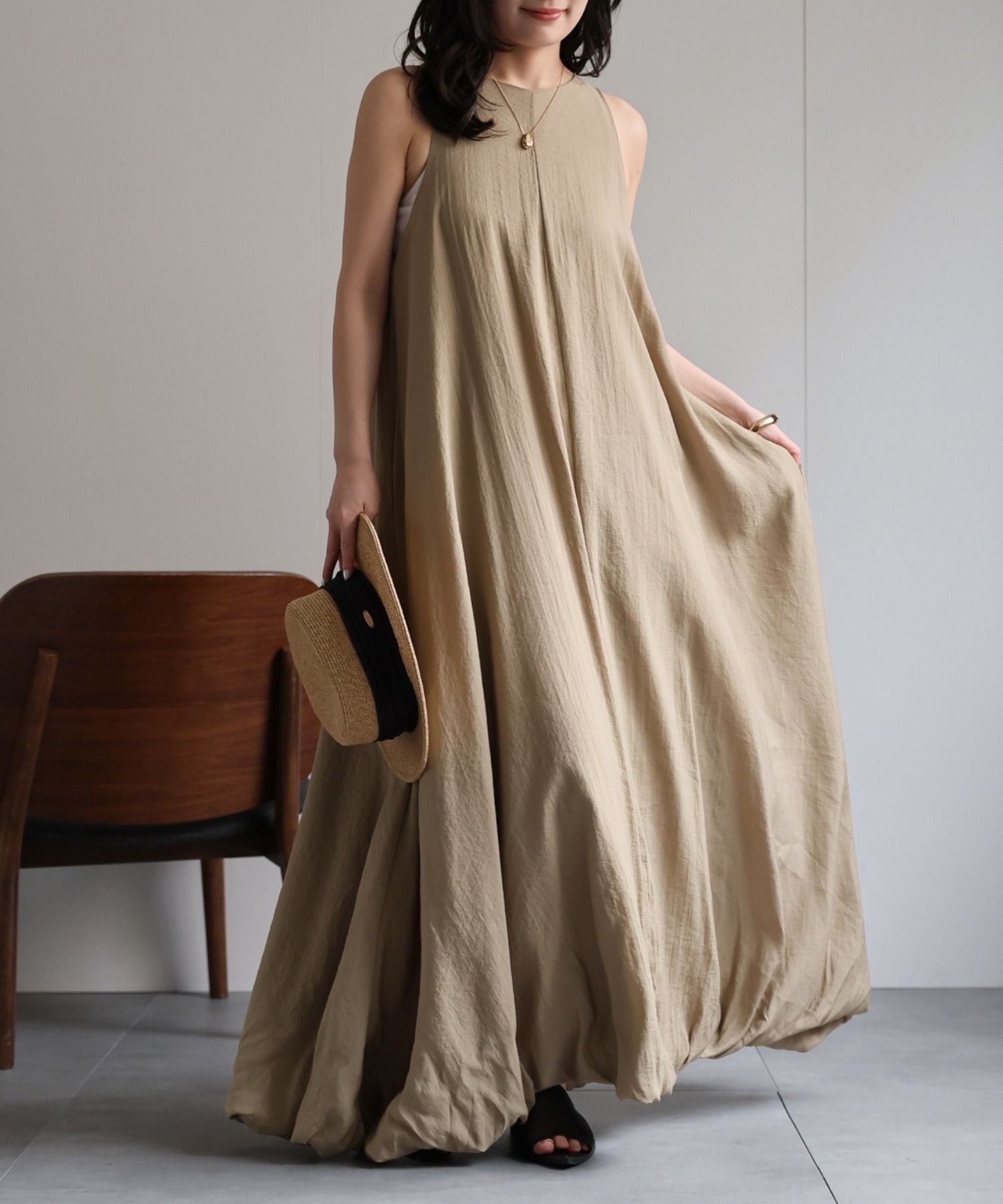 model：156cm 着用サイズ：FREE