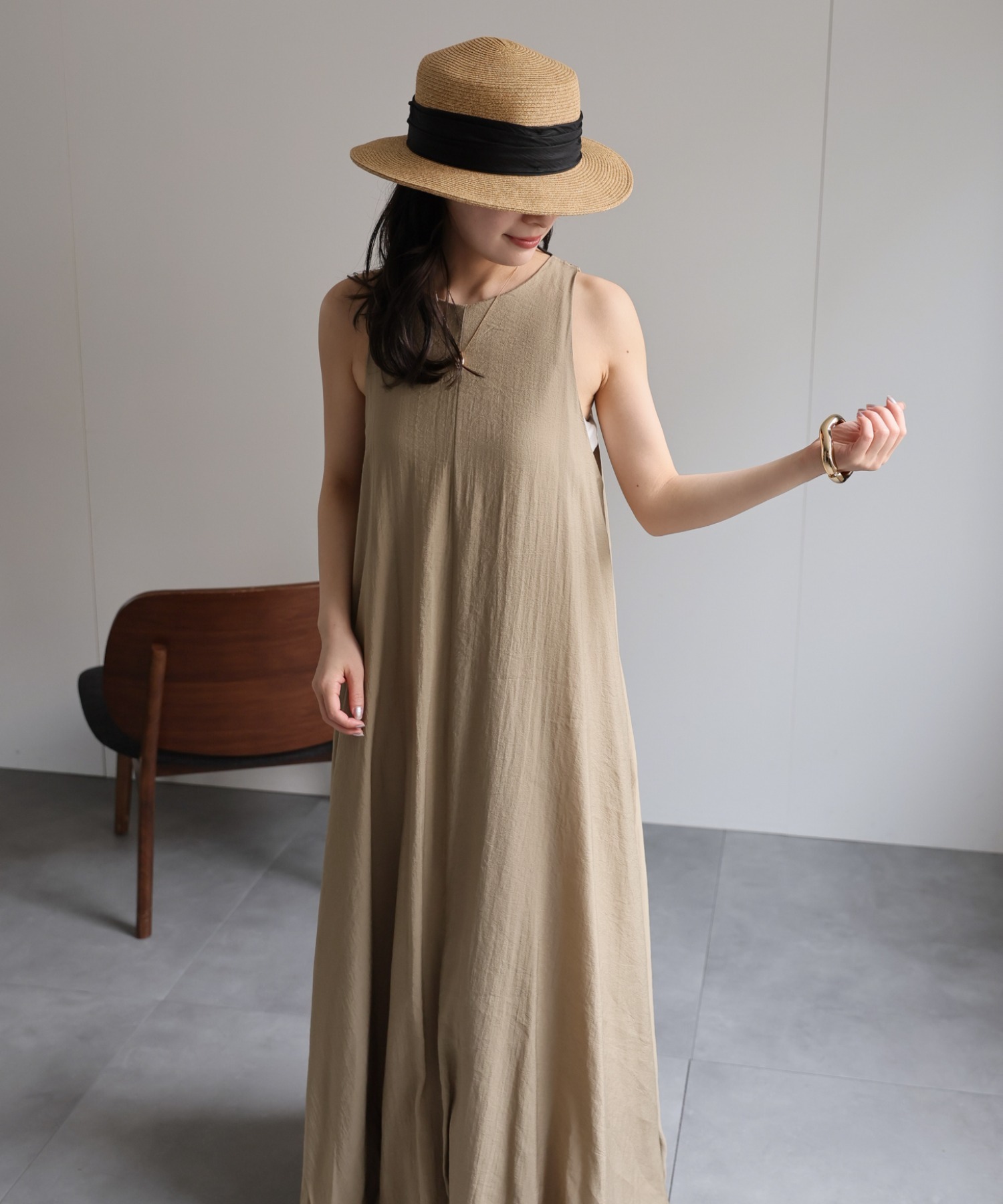 model：156cm 着用サイズ：FREE