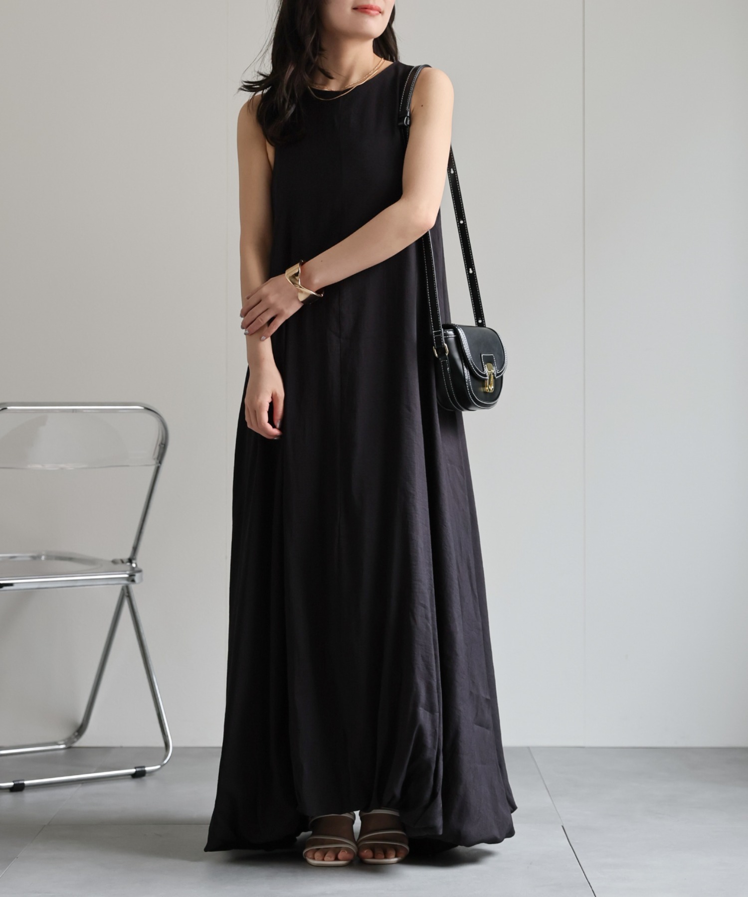 model：156cm 着用サイズ：FREE