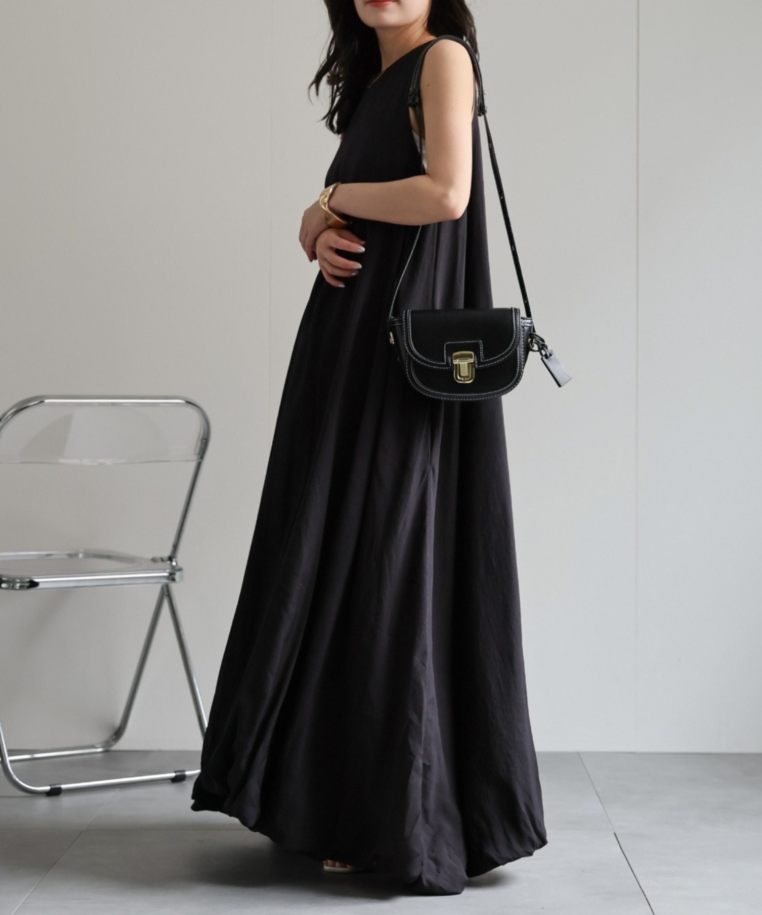 model：156cm 着用サイズ：FREE