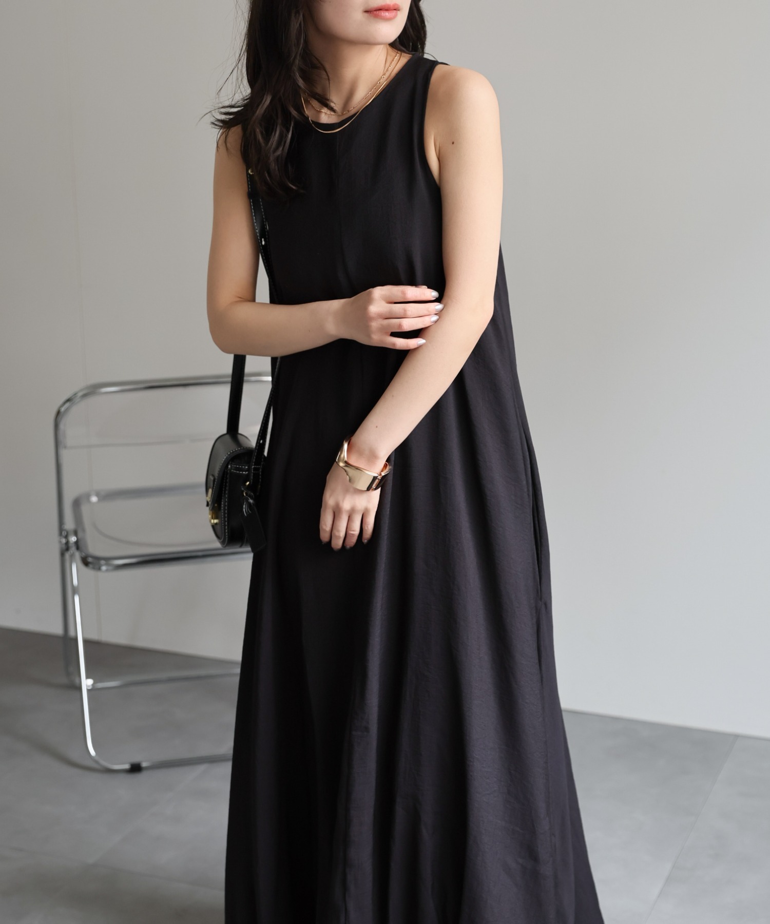 model：156cm 着用サイズ：FREE