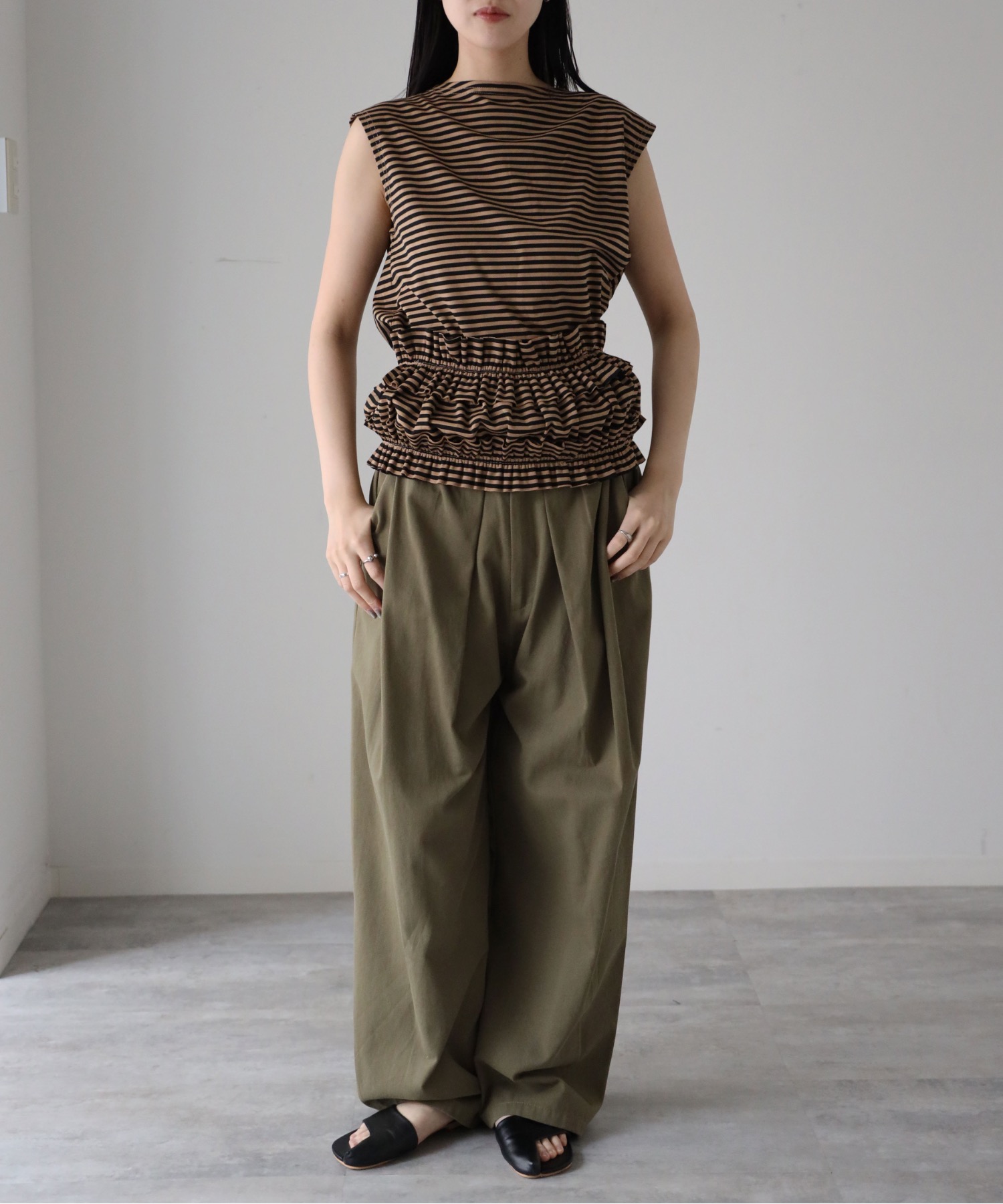 model164cm. 着用サイズ：FREE