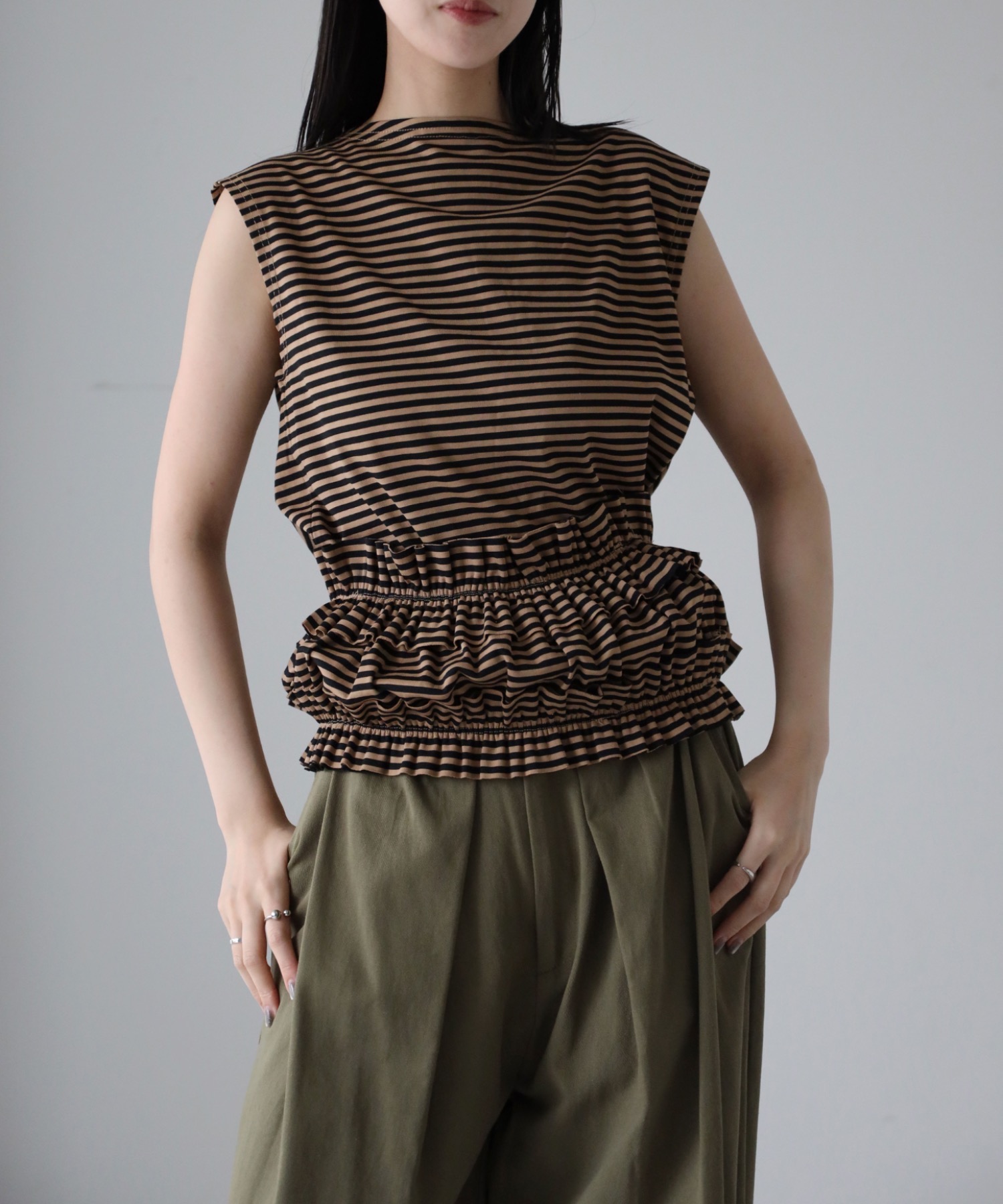 model164cm. 着用サイズ：FREE