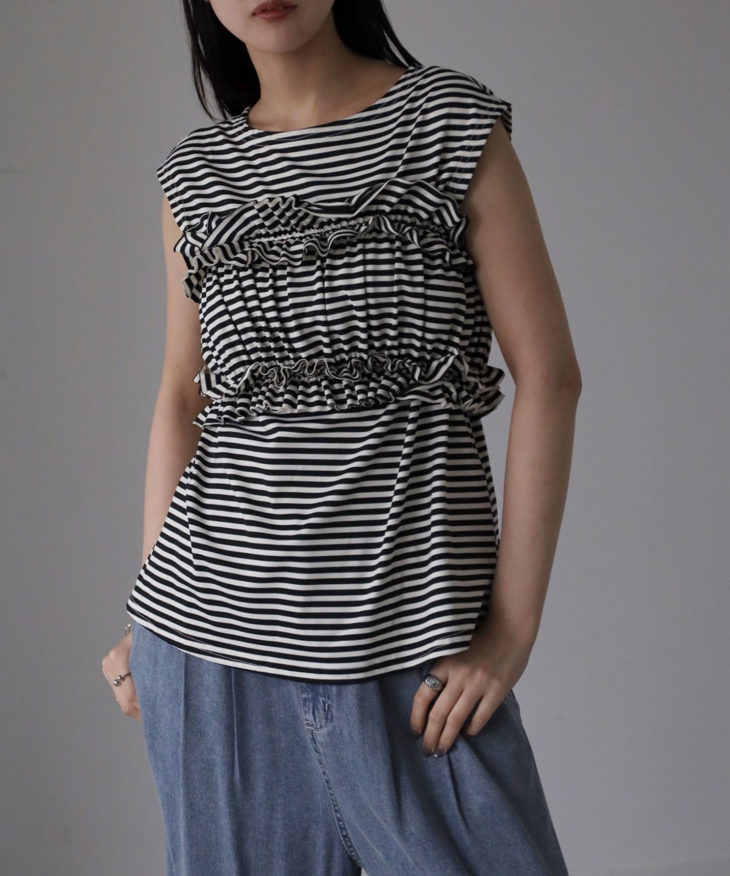 model164cm. 着用サイズ：FREE