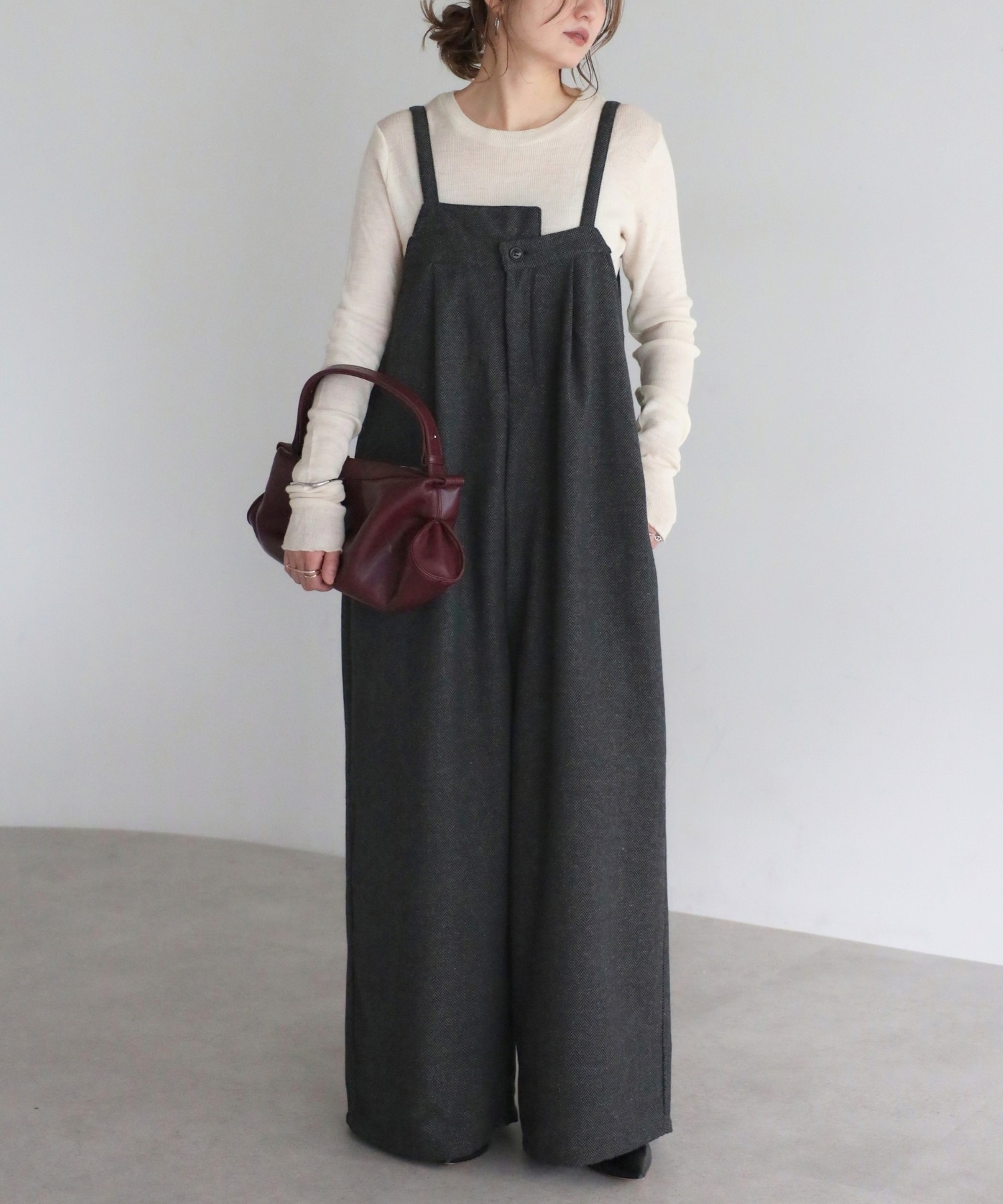 model:H158 着用サイズ:FREE