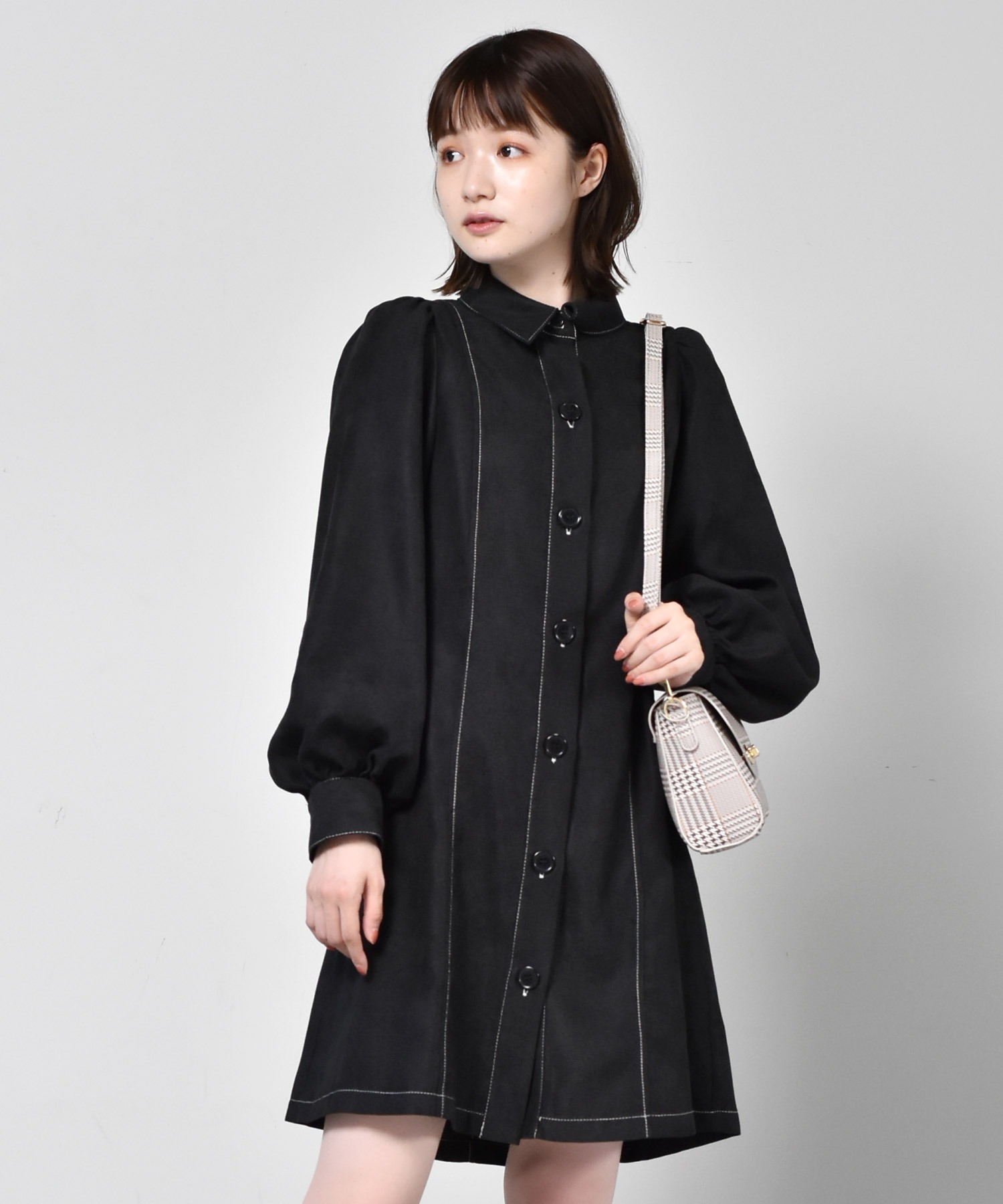 バルーン袖チュニックワンピース Retro Girl Retro Girl Online Store レトロガールオンラインストア