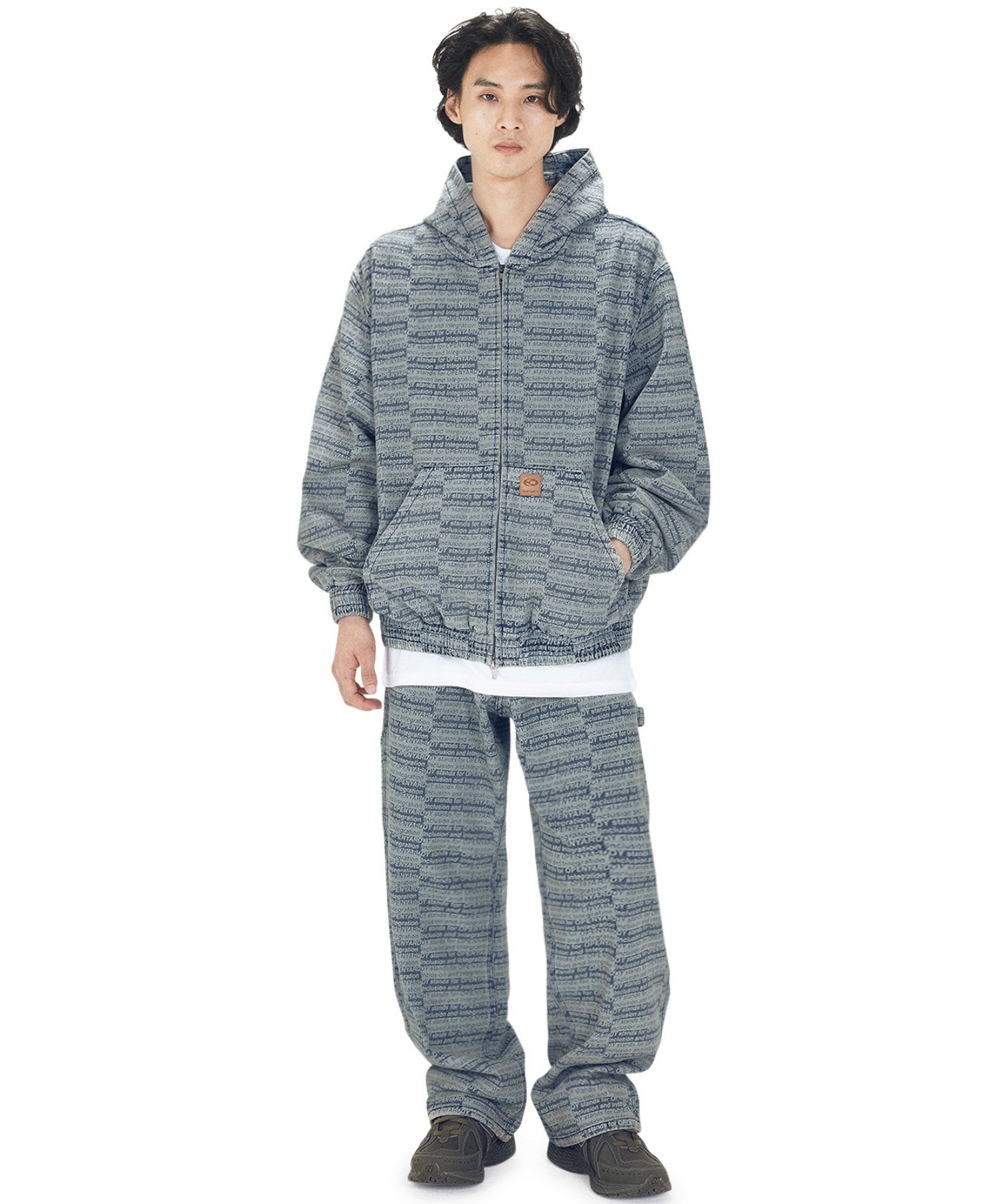 ★OY★P.L WASHED DENIM HOODED JACKET - BLUE★正規品/直送料込 OY/オーワイ』 P.L WASHED DENIM HOODED JACKET/ワッシング