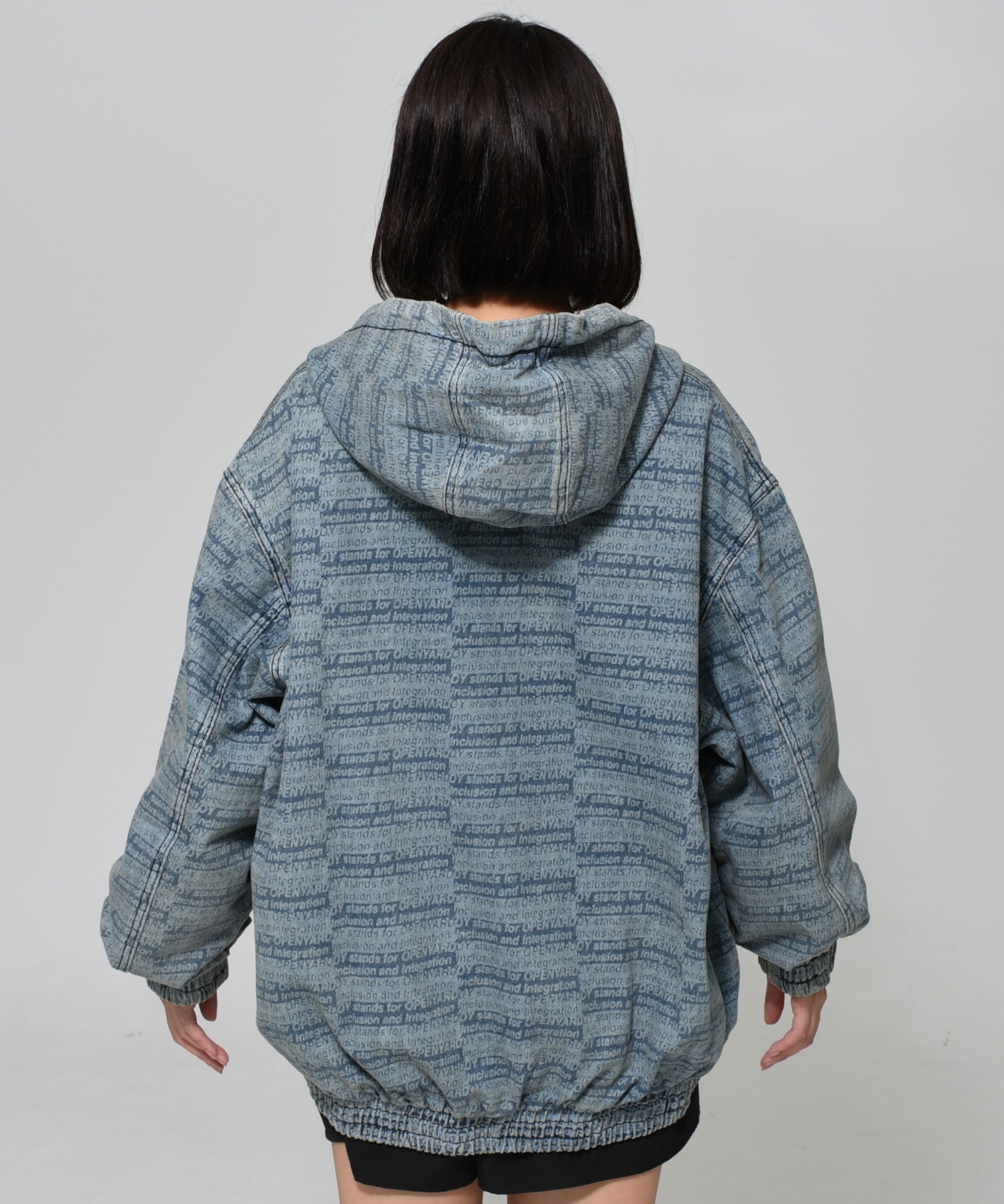 ★OY★P.L WASHED DENIM HOODED JACKET - BLUE★正規品/直送料込 OY/オーワイ』 P.L WASHED DENIM HOODED JACKET/ワッシング