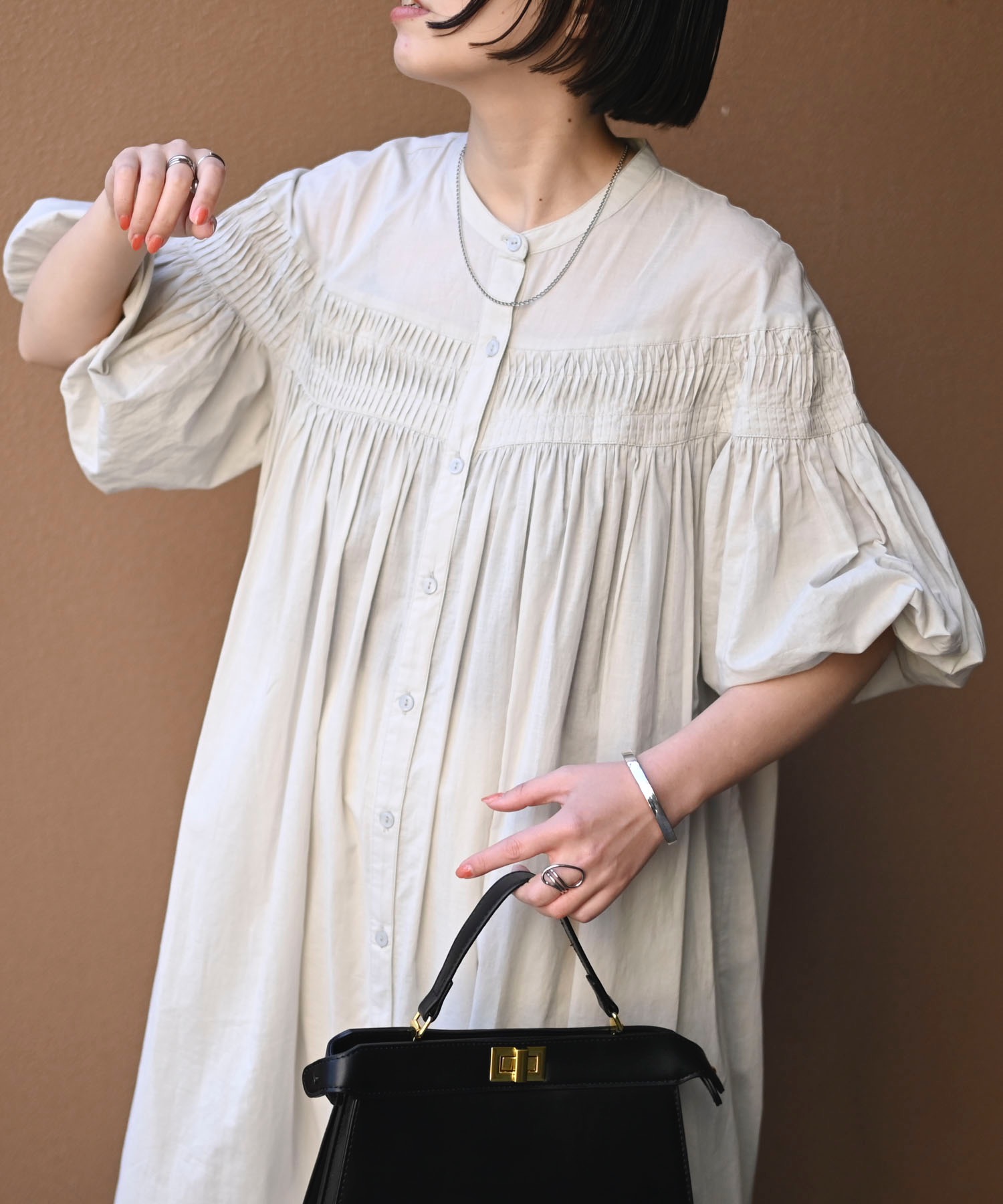model：H163 着用size:M
