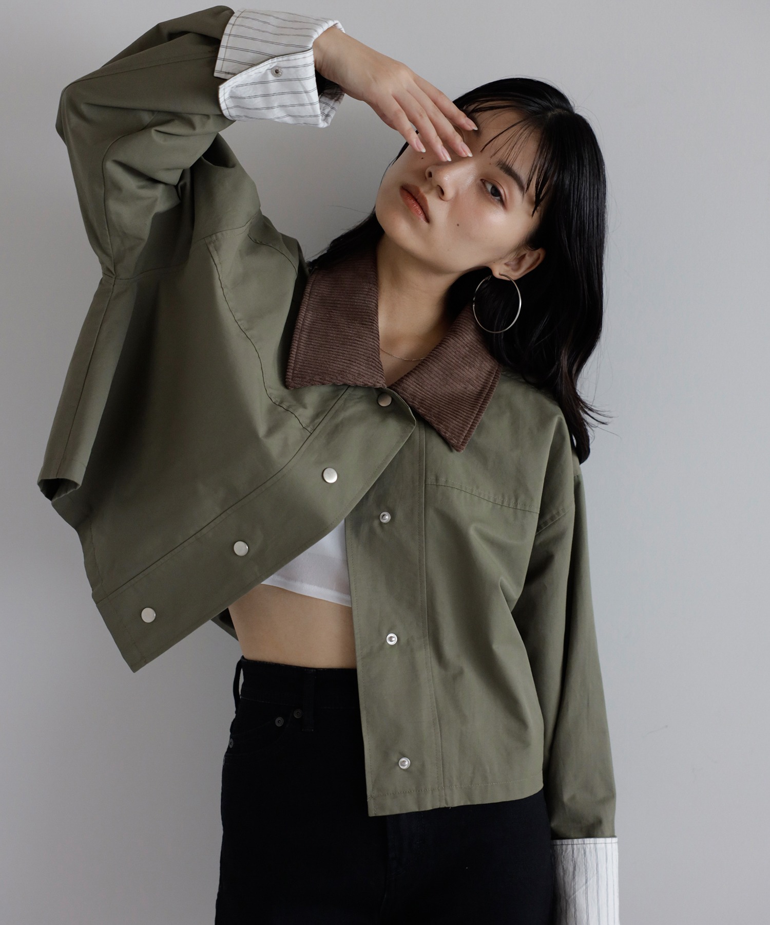 model：H167 着用サイズ：FREE