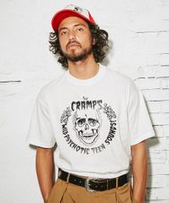 THE CRAMPS/WILD PSYCHOTIC プリント Tシャツ