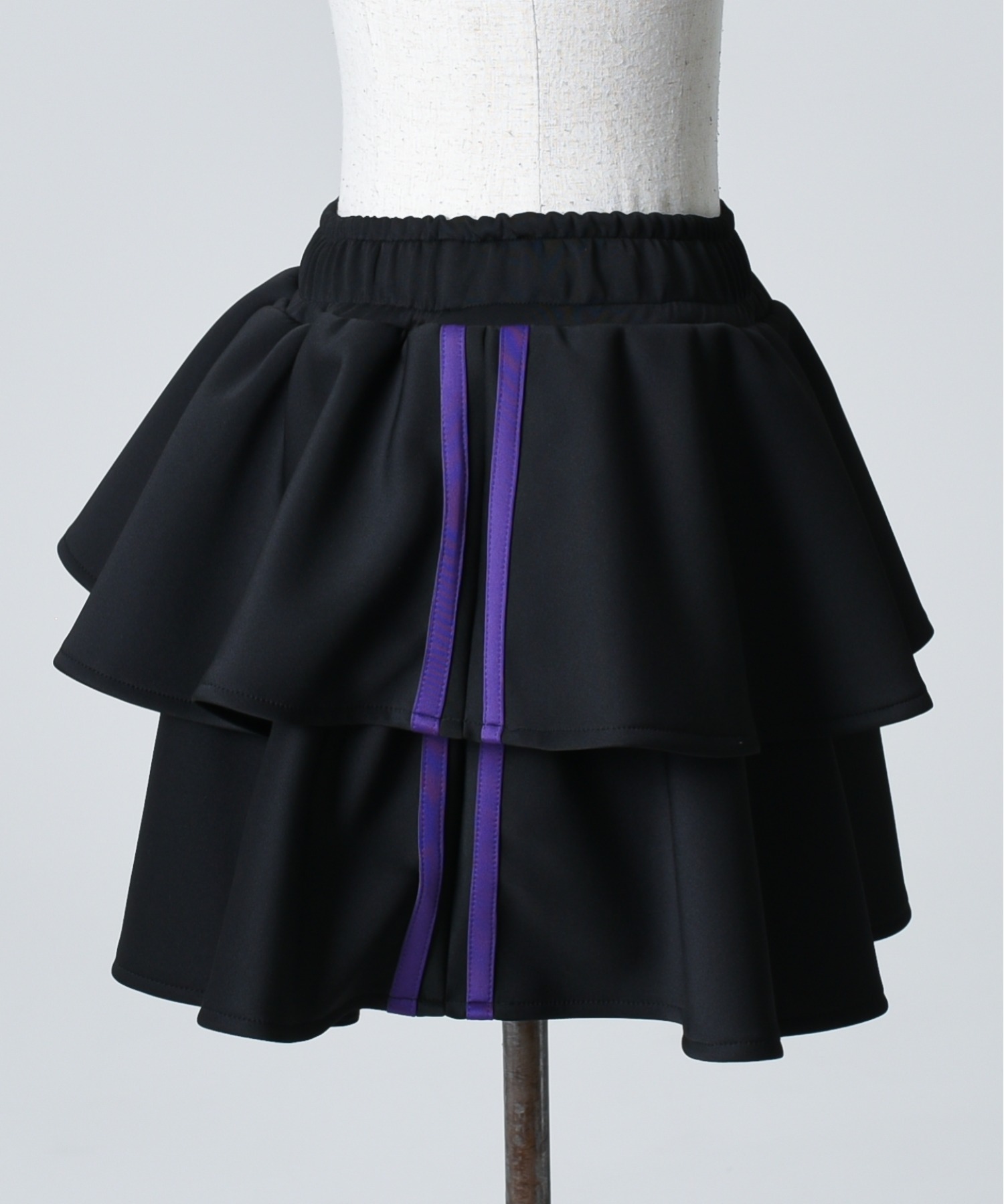 スカート 『REFLEM/レフレム』ポーチ付きジャージフリルスカート