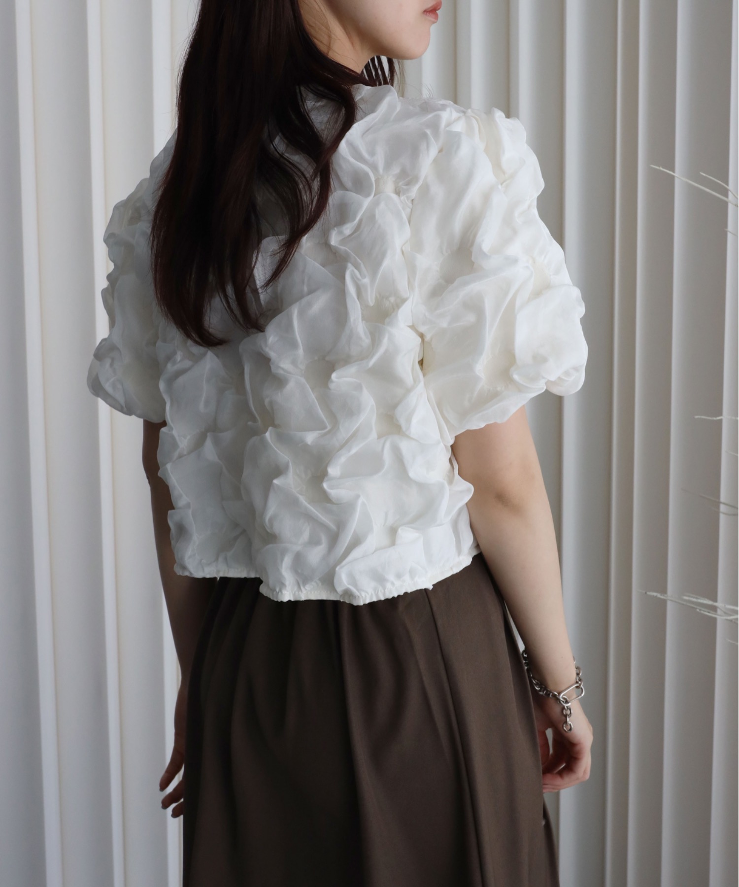 model：164cm. 着用サイズ；FREE