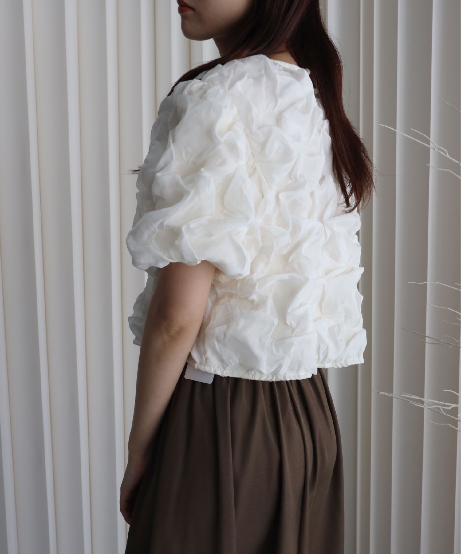 model：164cm. 着用サイズ；FREE